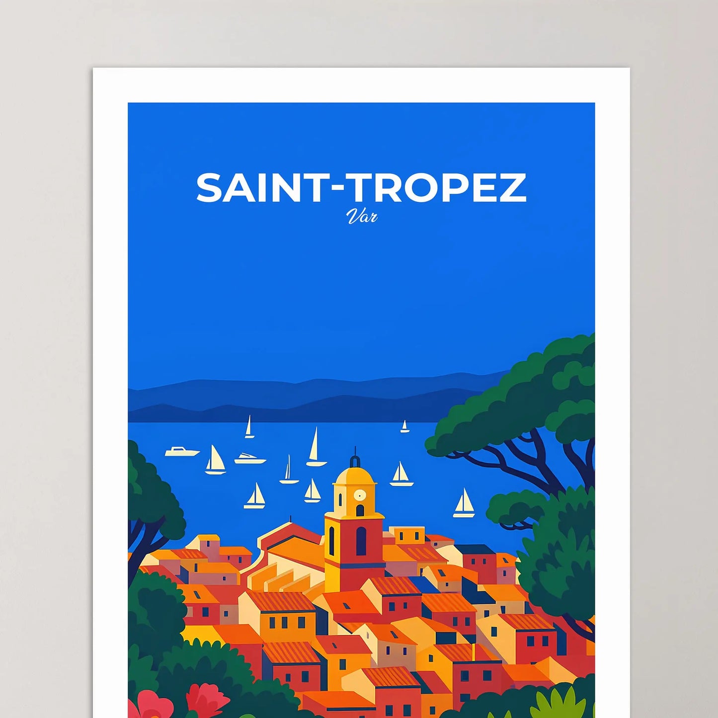Affiche Saint-Tropez