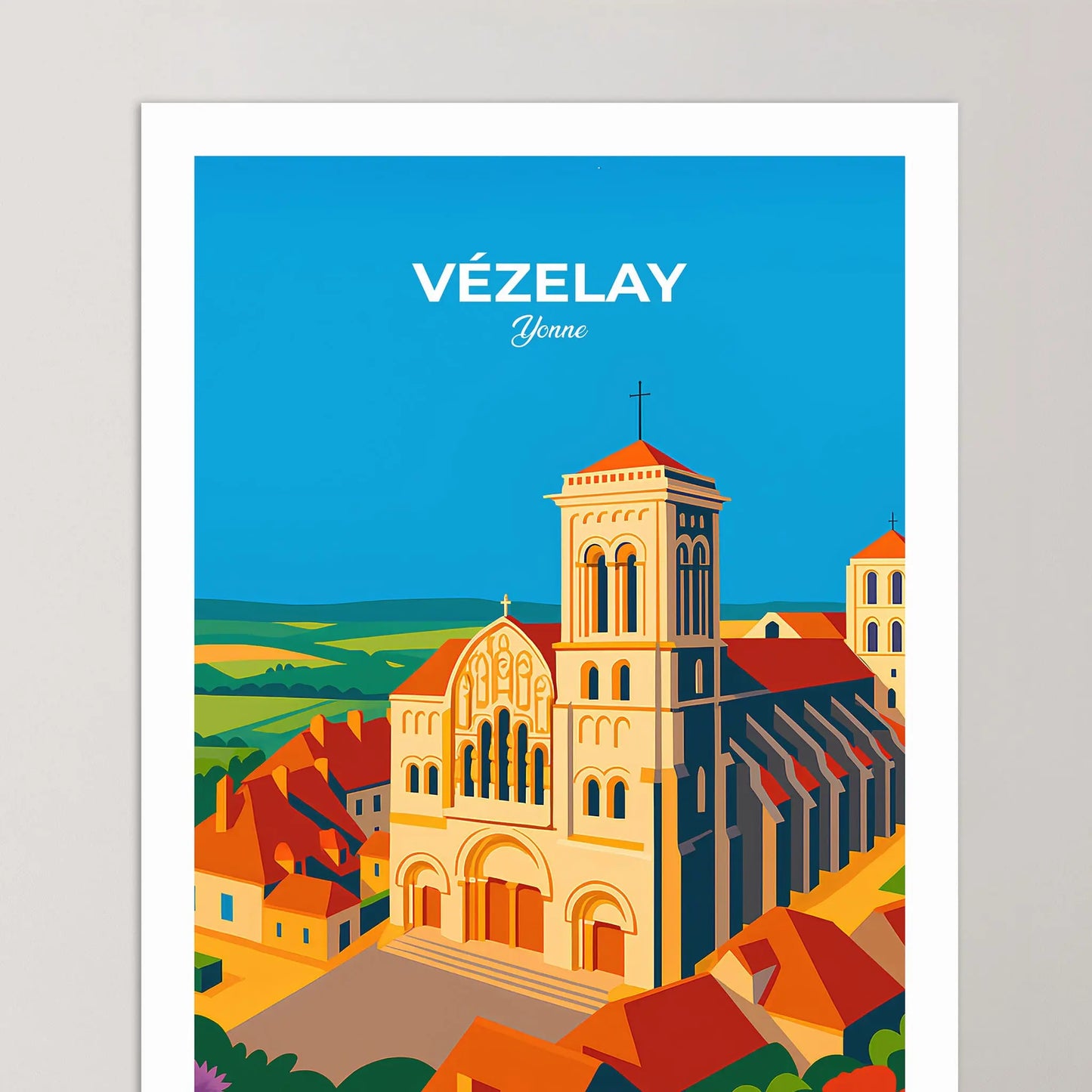 Affiche Vézelay