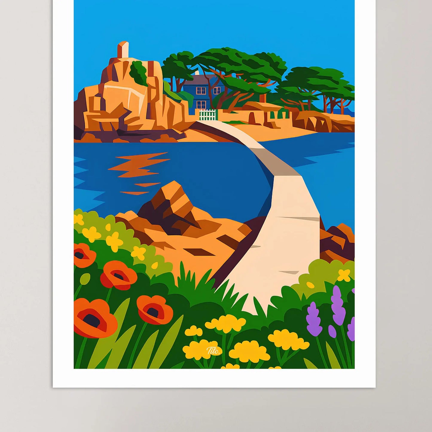 Affiche Île-de-Bréhat