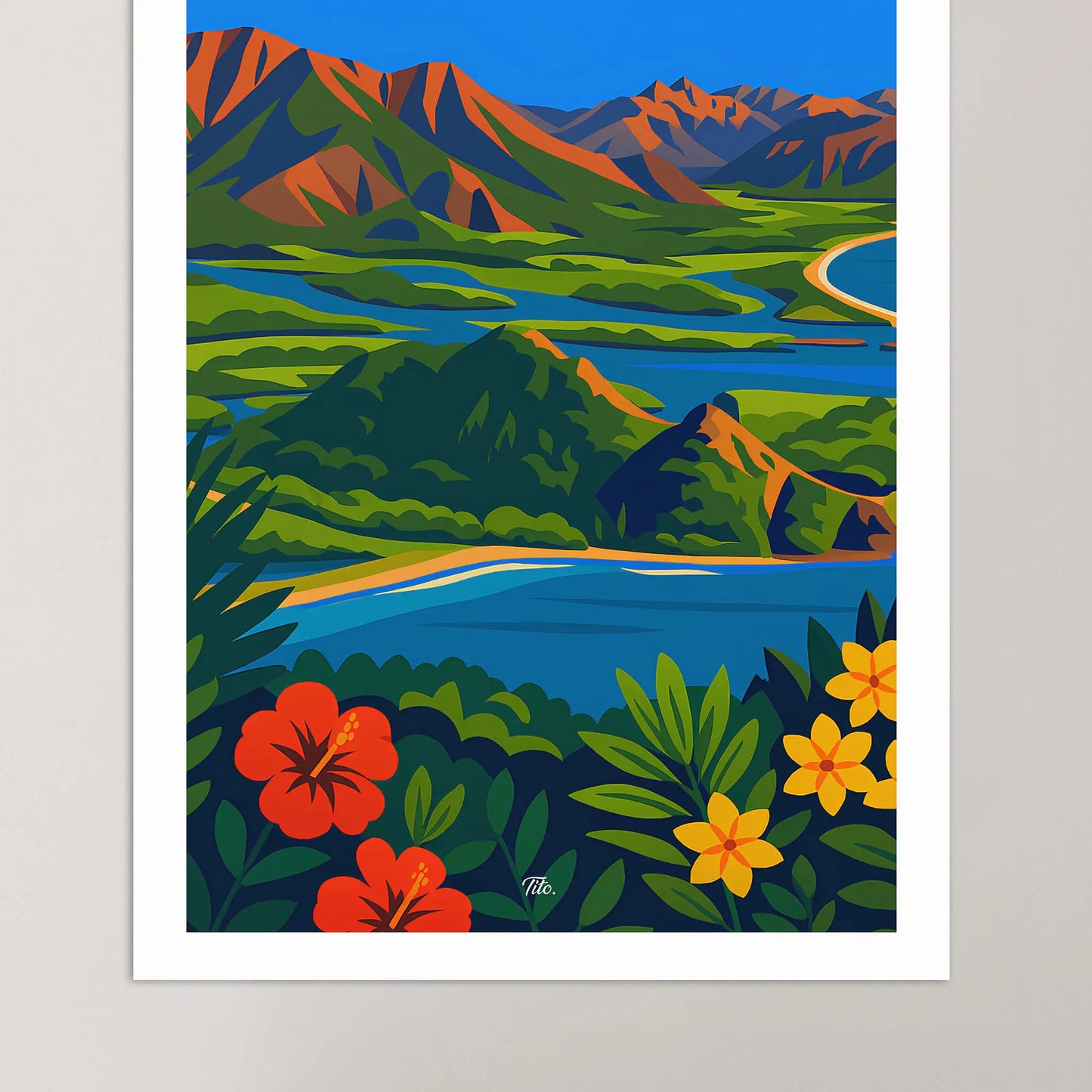 Affiche Nouvelle-Calédonie