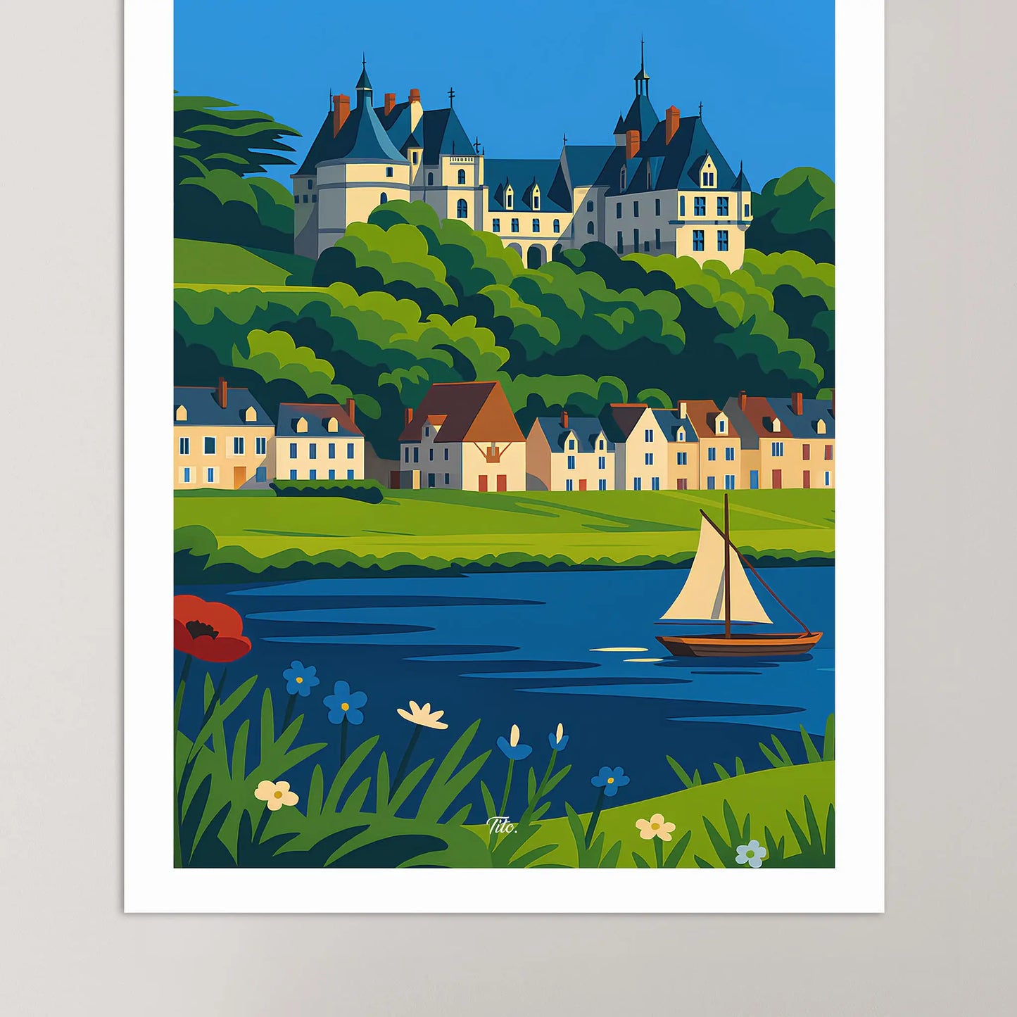 Affiche Chaumont-sur-Loire