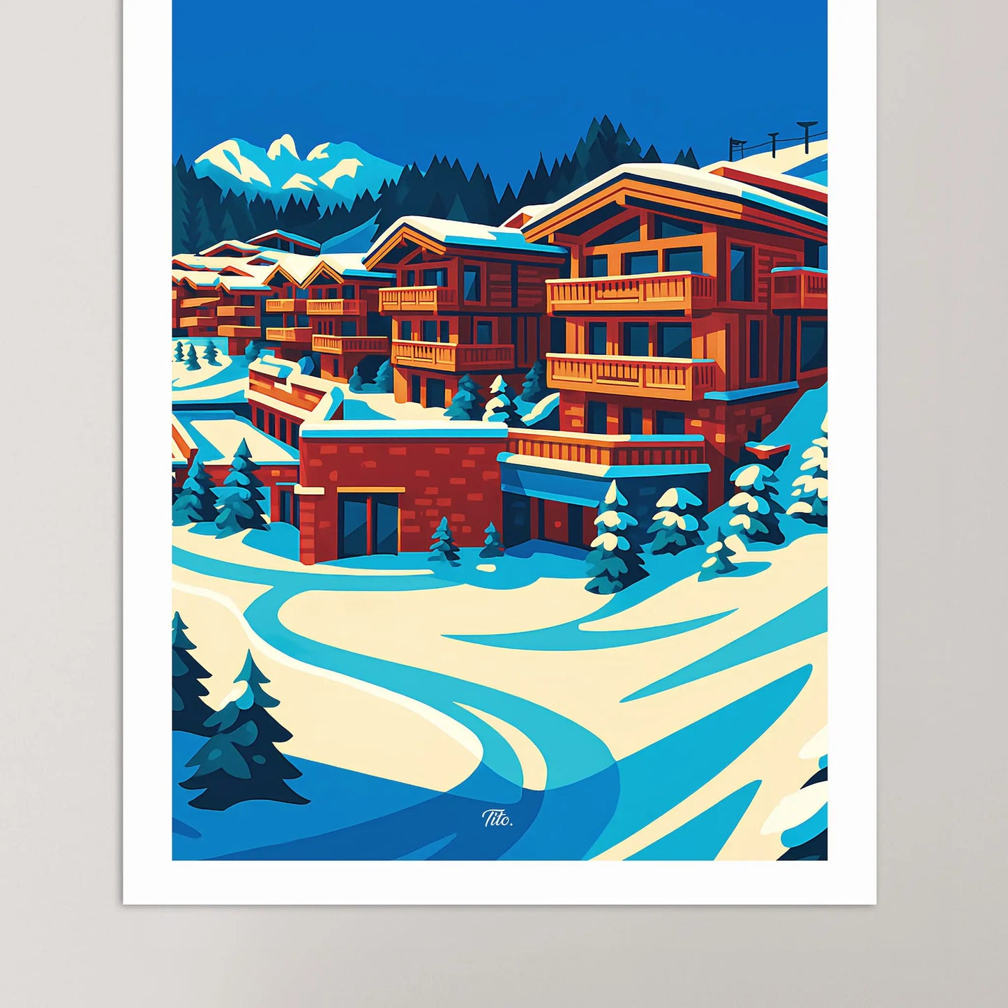Affiche Courchevel