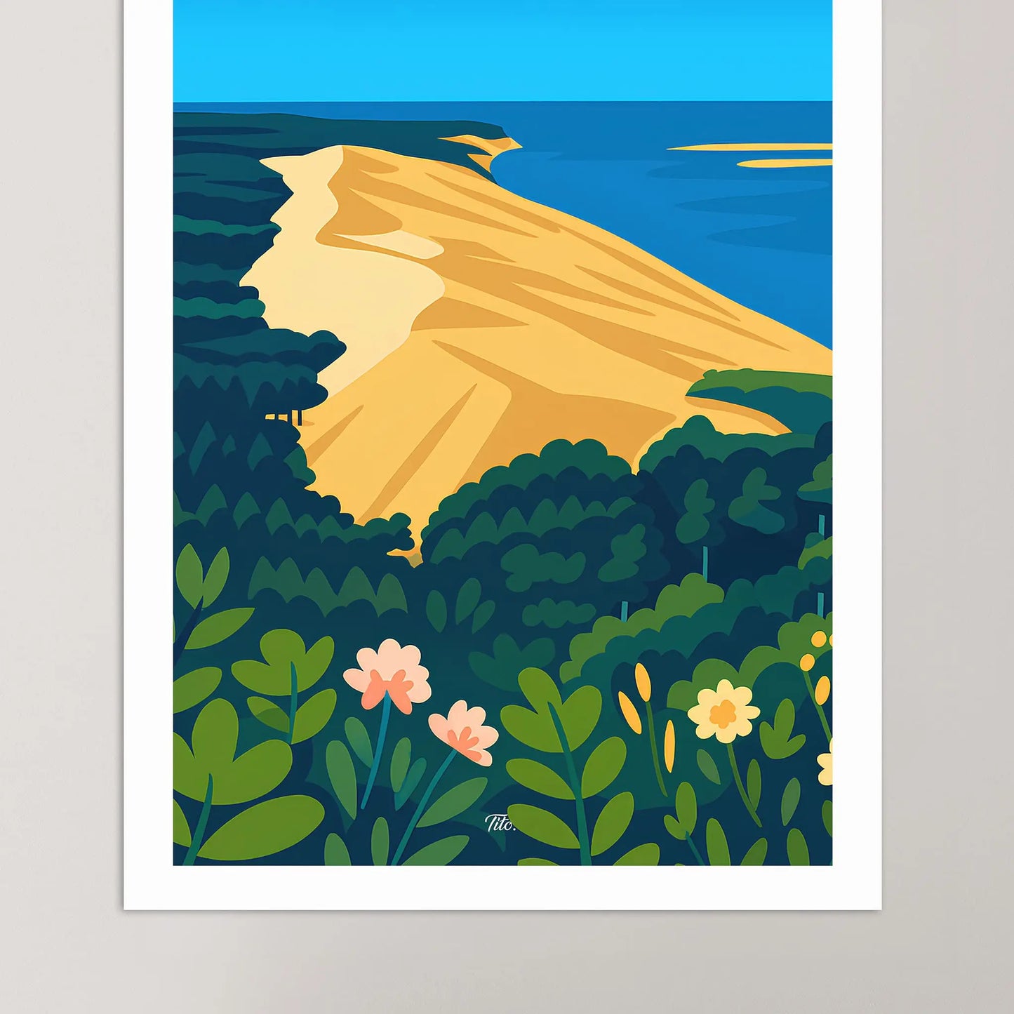 Affiche Dune du Pilat