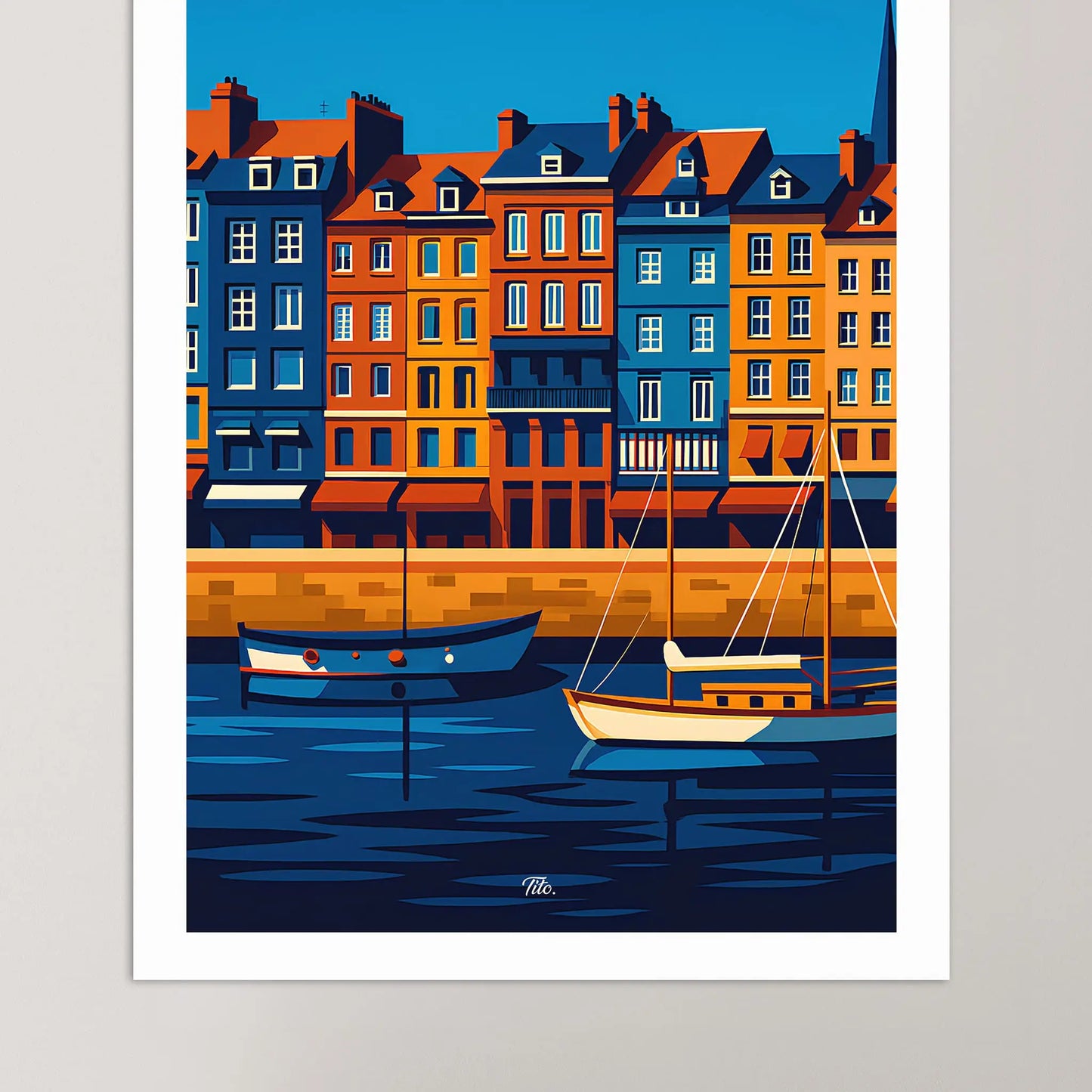 Affiche Honfleur
