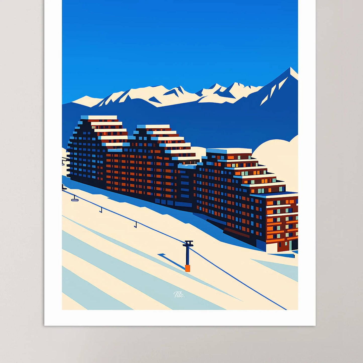 Affiche La Plagne