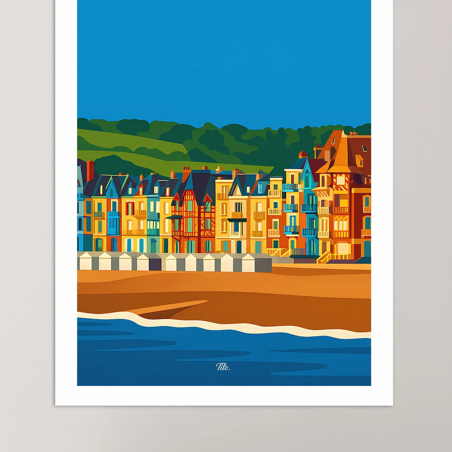 Affiche Mers-les-Bains