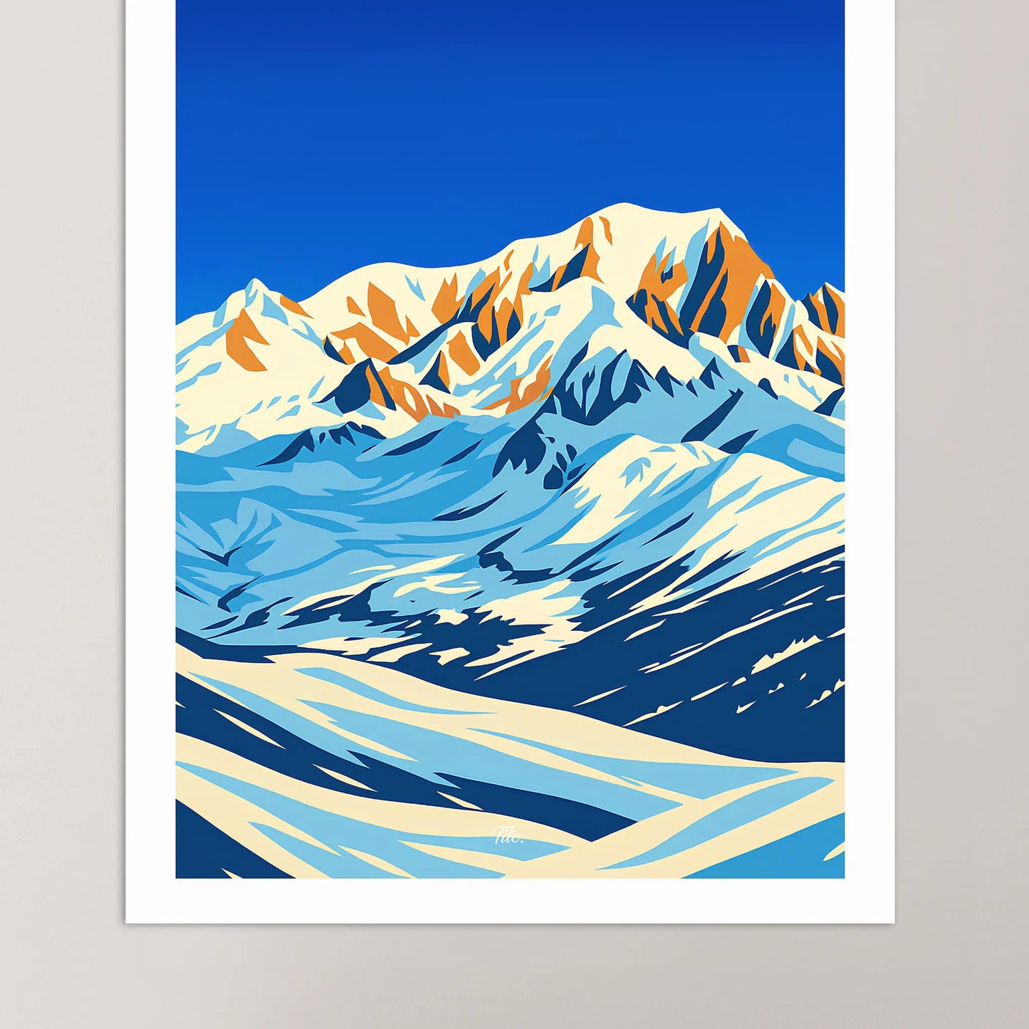 Affiche Mont Blanc