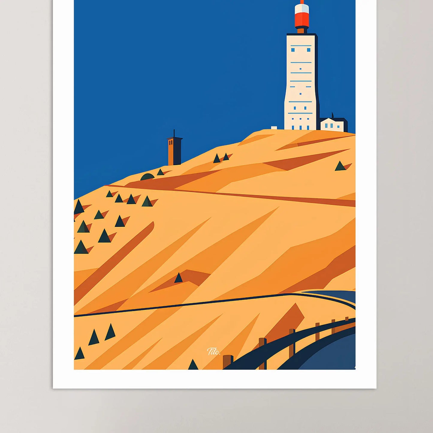 Affiche Mont Ventoux