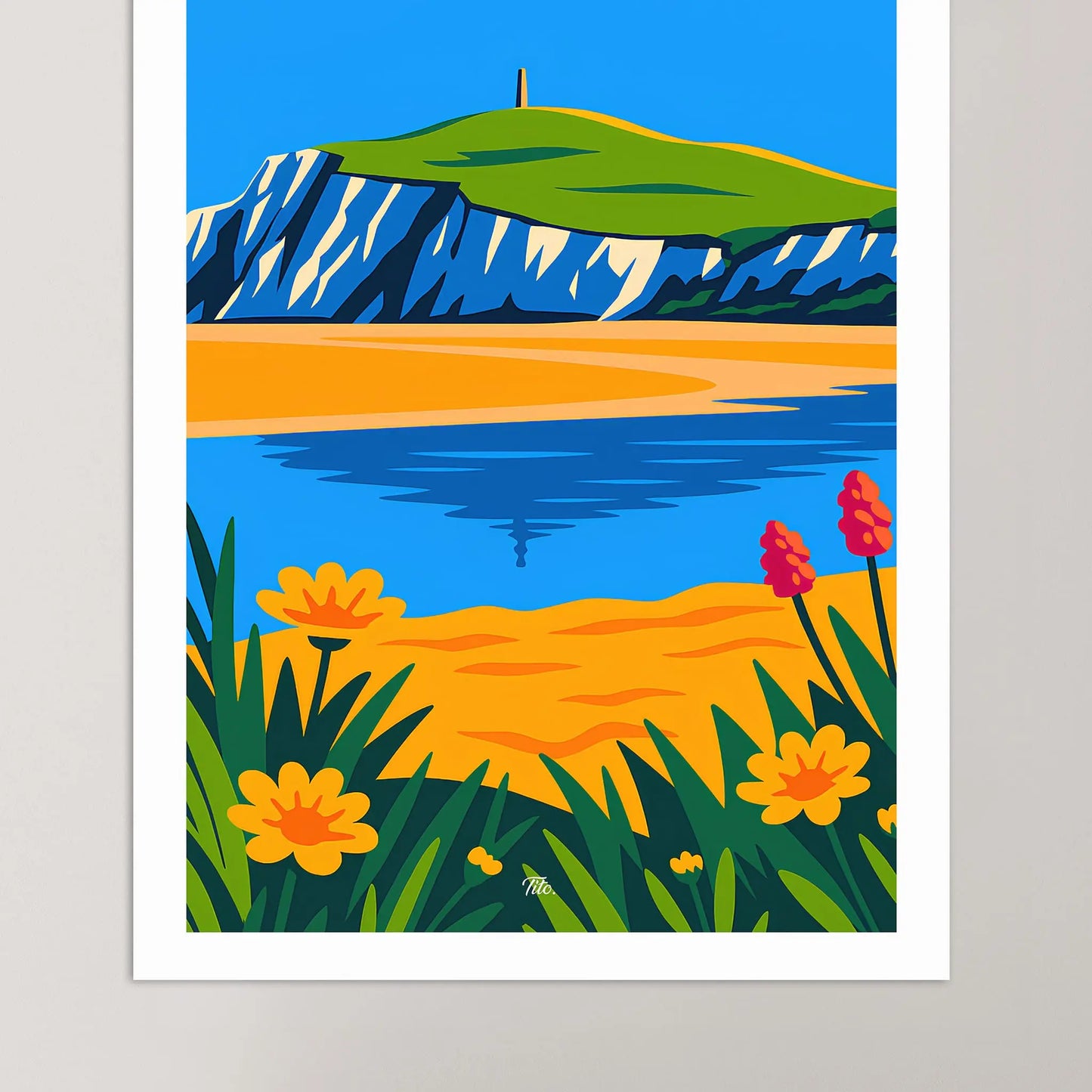 Affiche Côte d'Opale