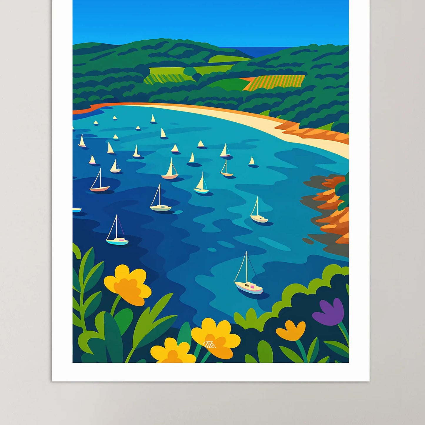 Affiche Porquerolles