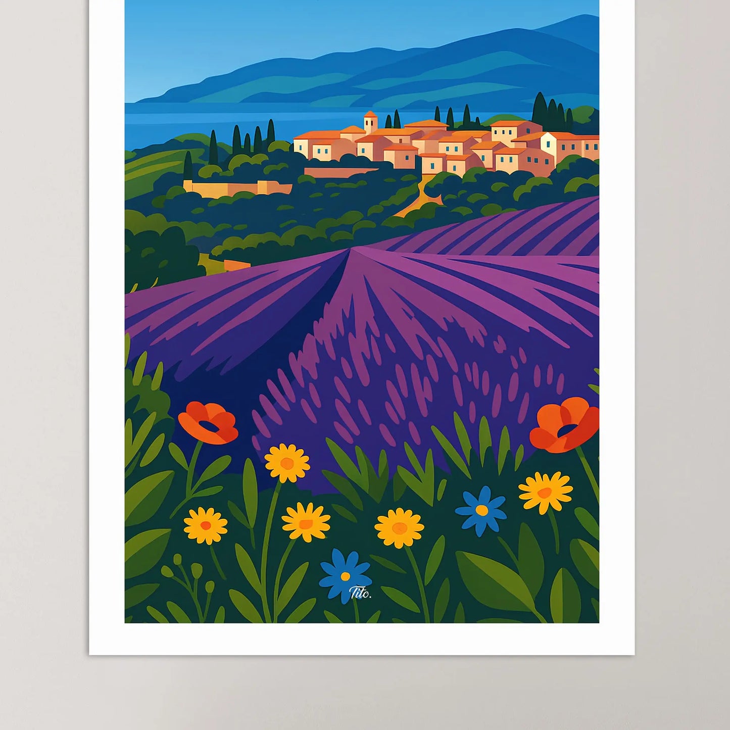 Affiche Provence