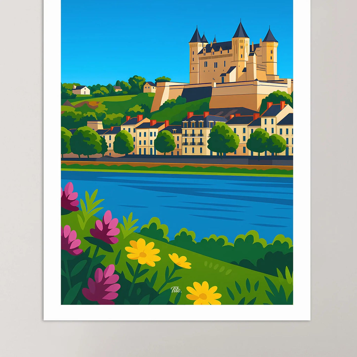 Affiche Saumur