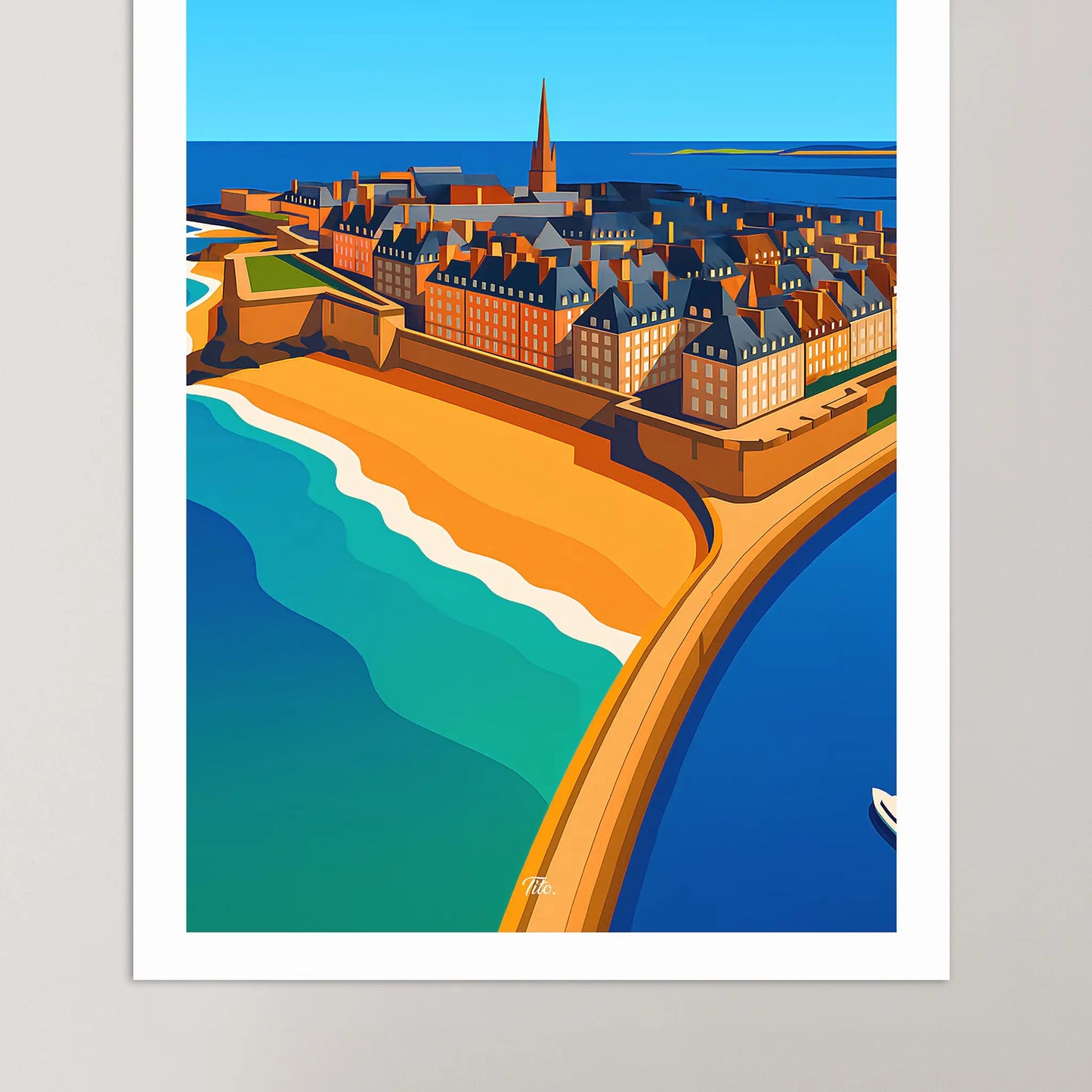 Affiche Saint-Malo