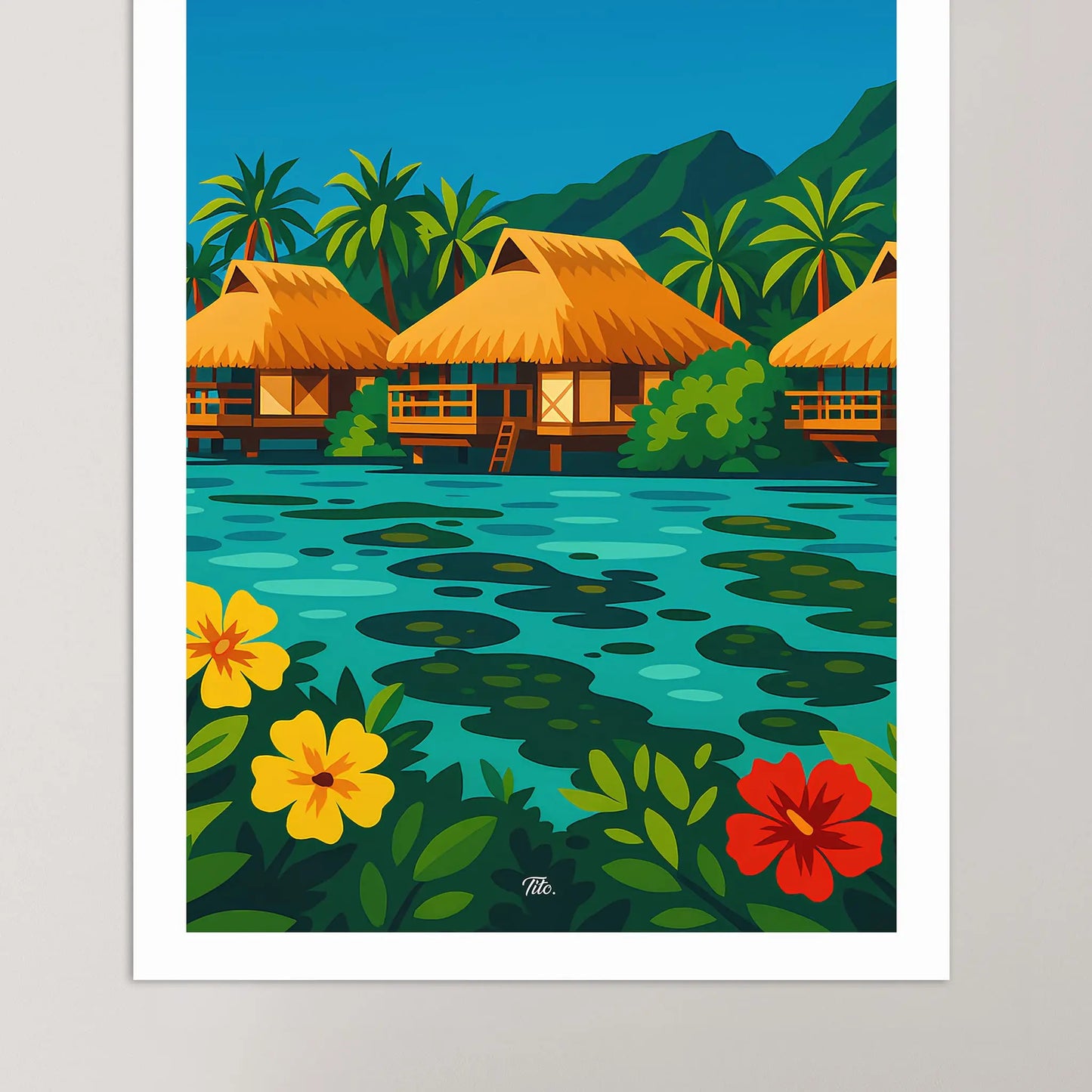 Affiche Tahiti