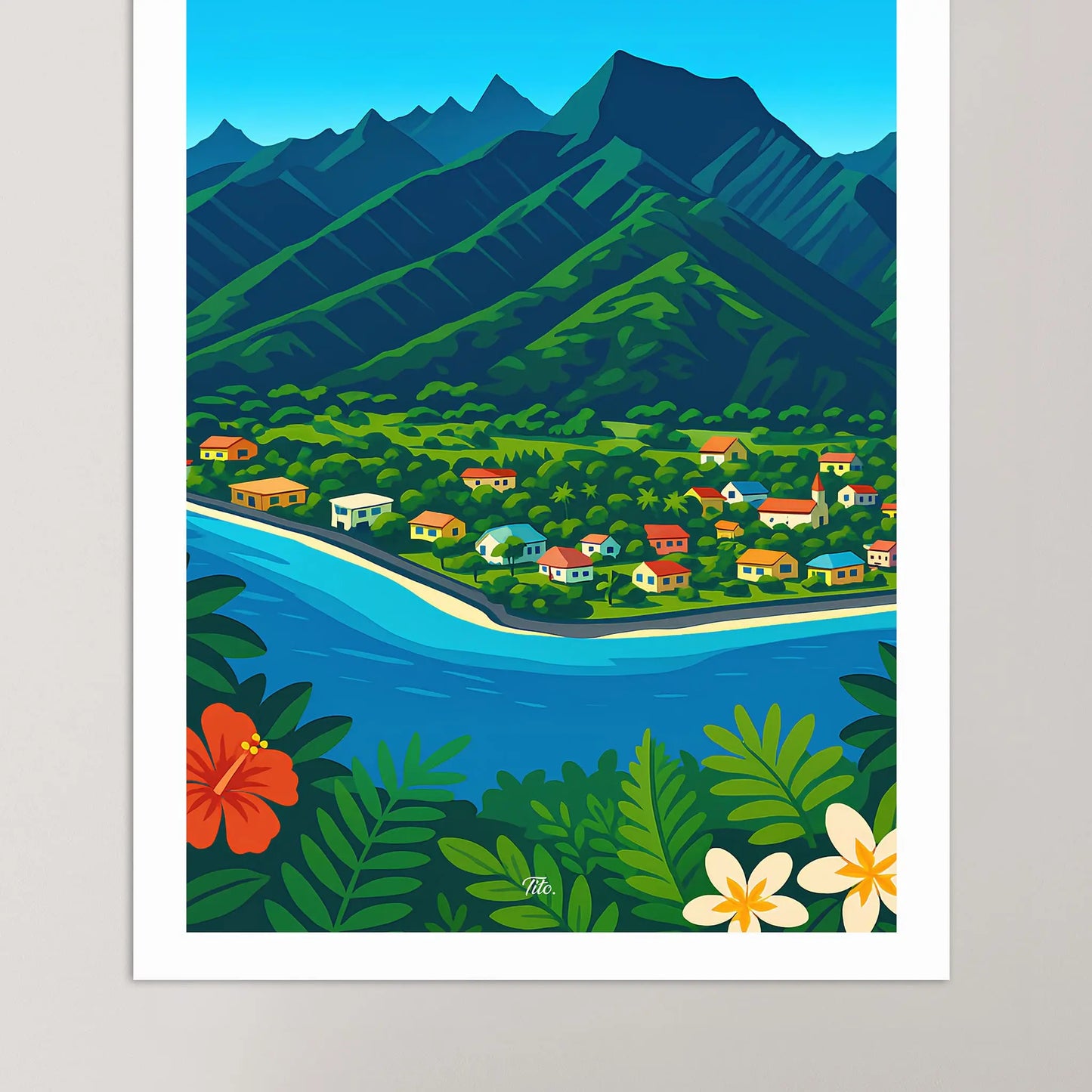 Affiche Tahiti