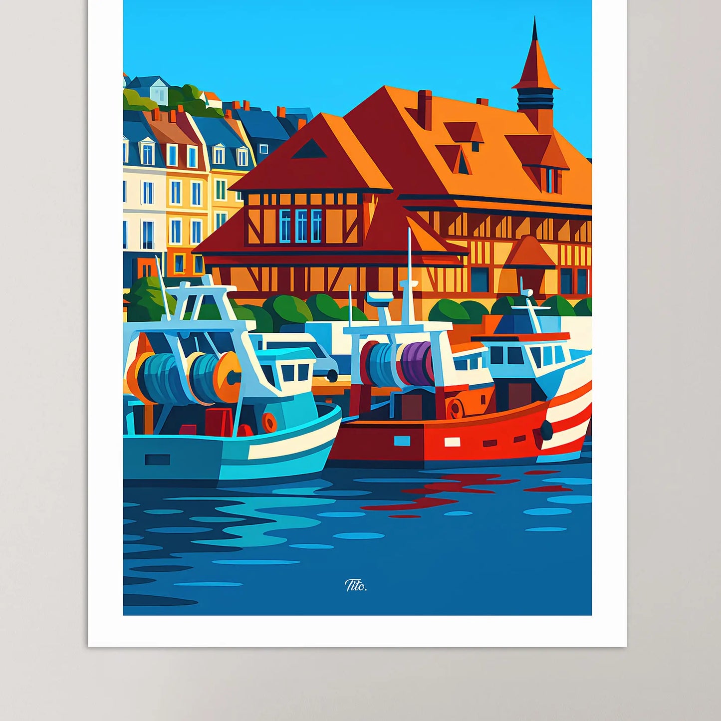 Affiche Trouville-sur-Mer