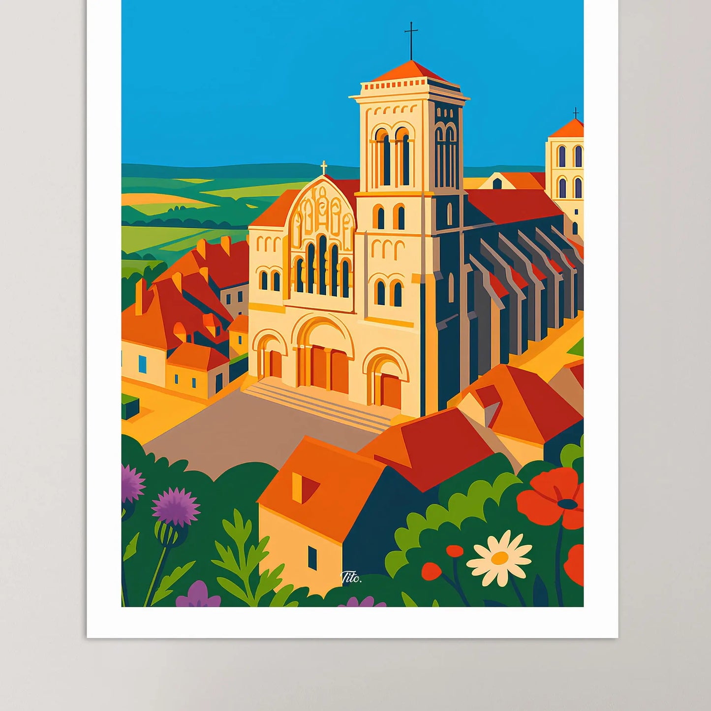 Affiche Vézelay