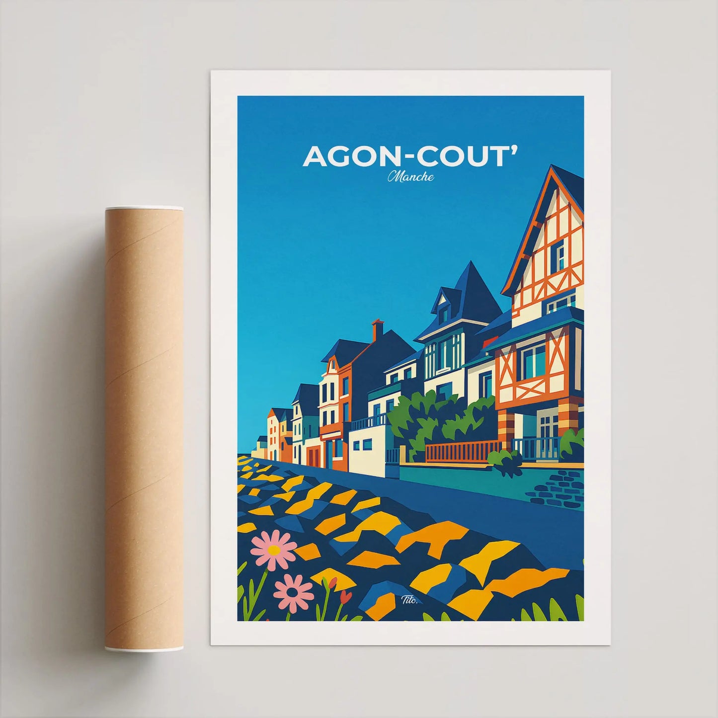 Affiche Agon-Coutainville