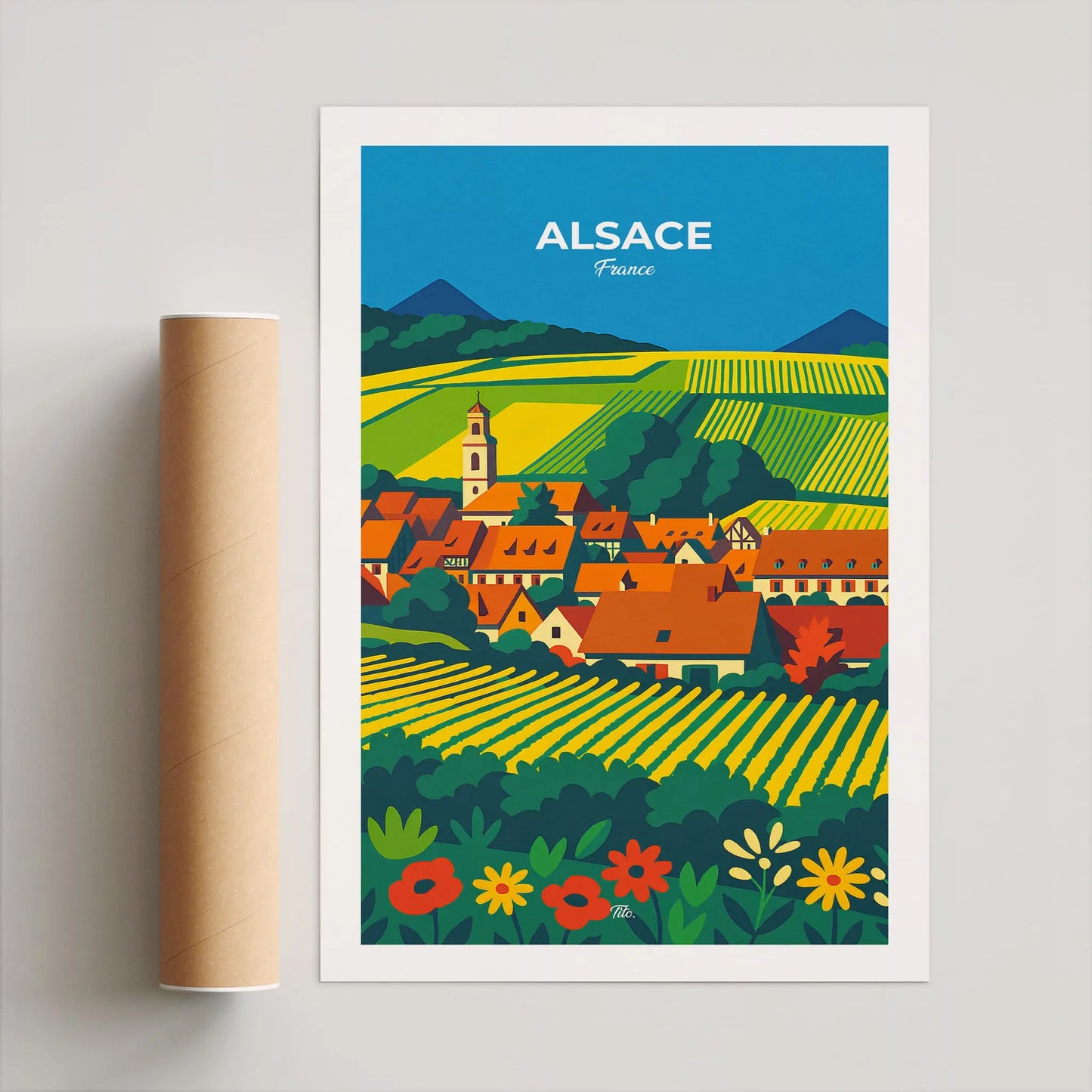 Affiche Alsace