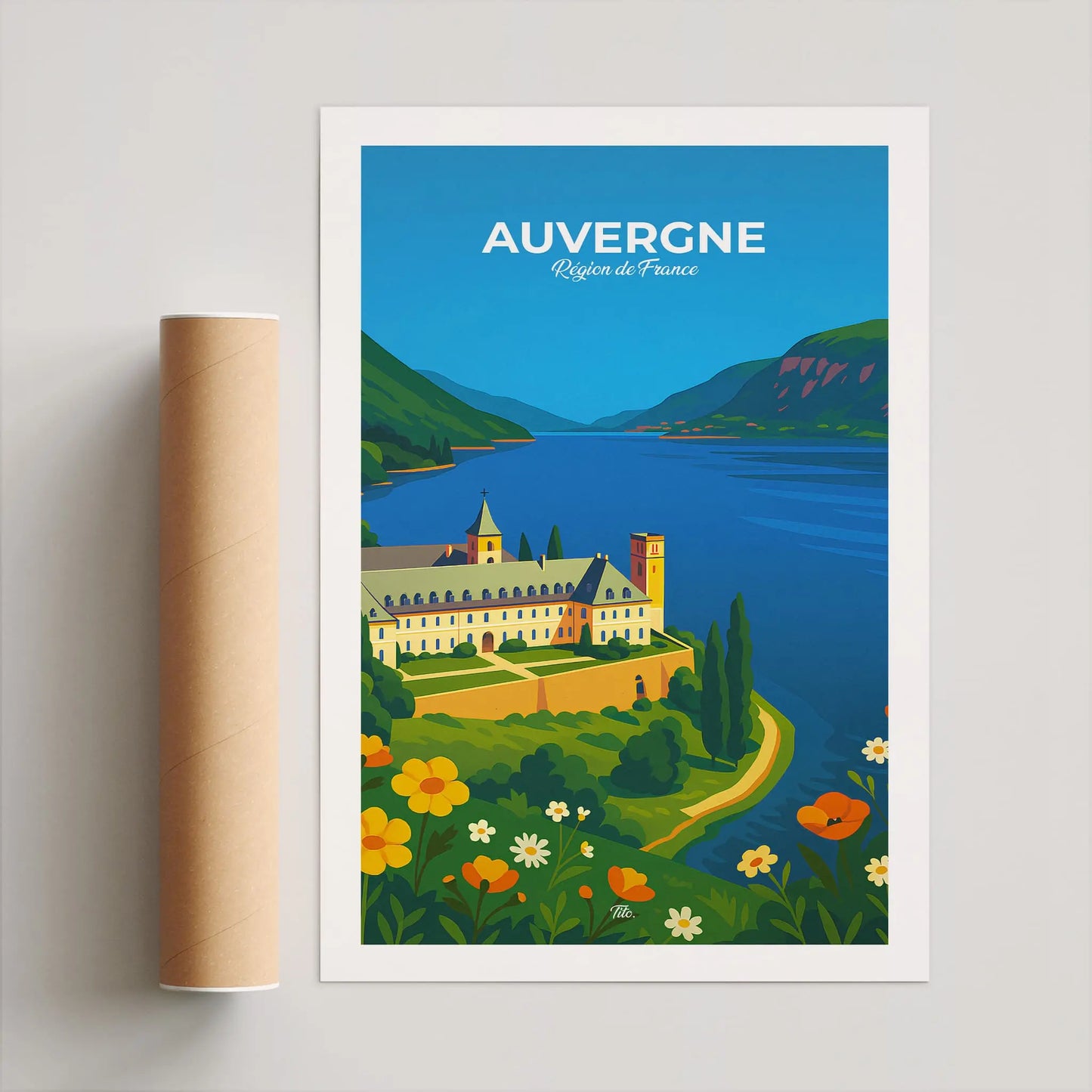 Affiche Auvergne