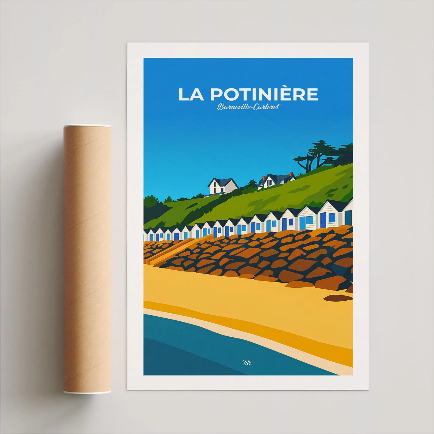 Affiche Barneville-Carteret