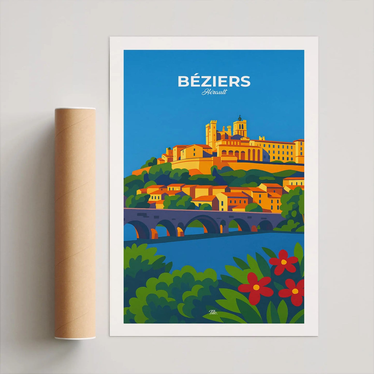 Affiche Béziers
