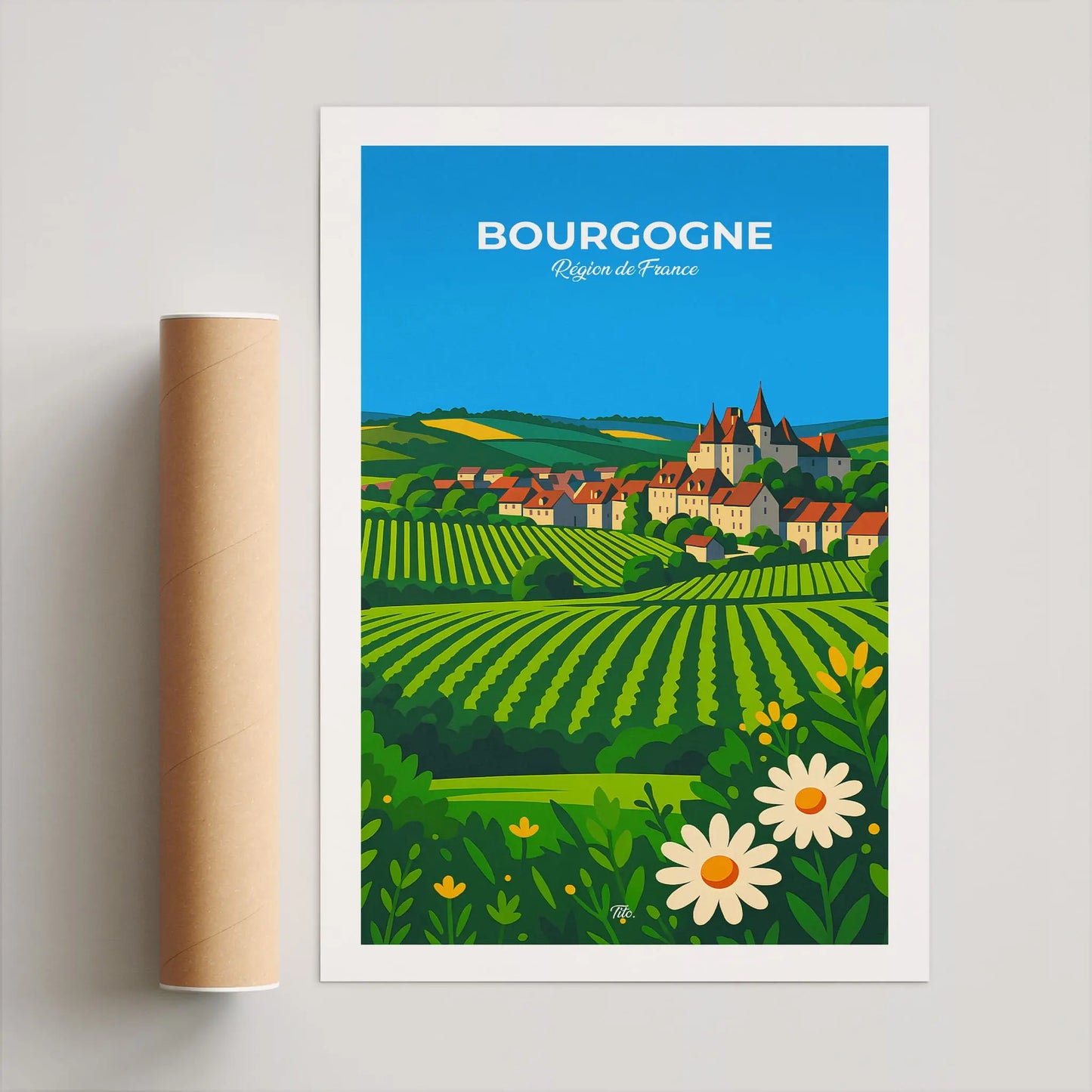 Affiche Bourgogne
