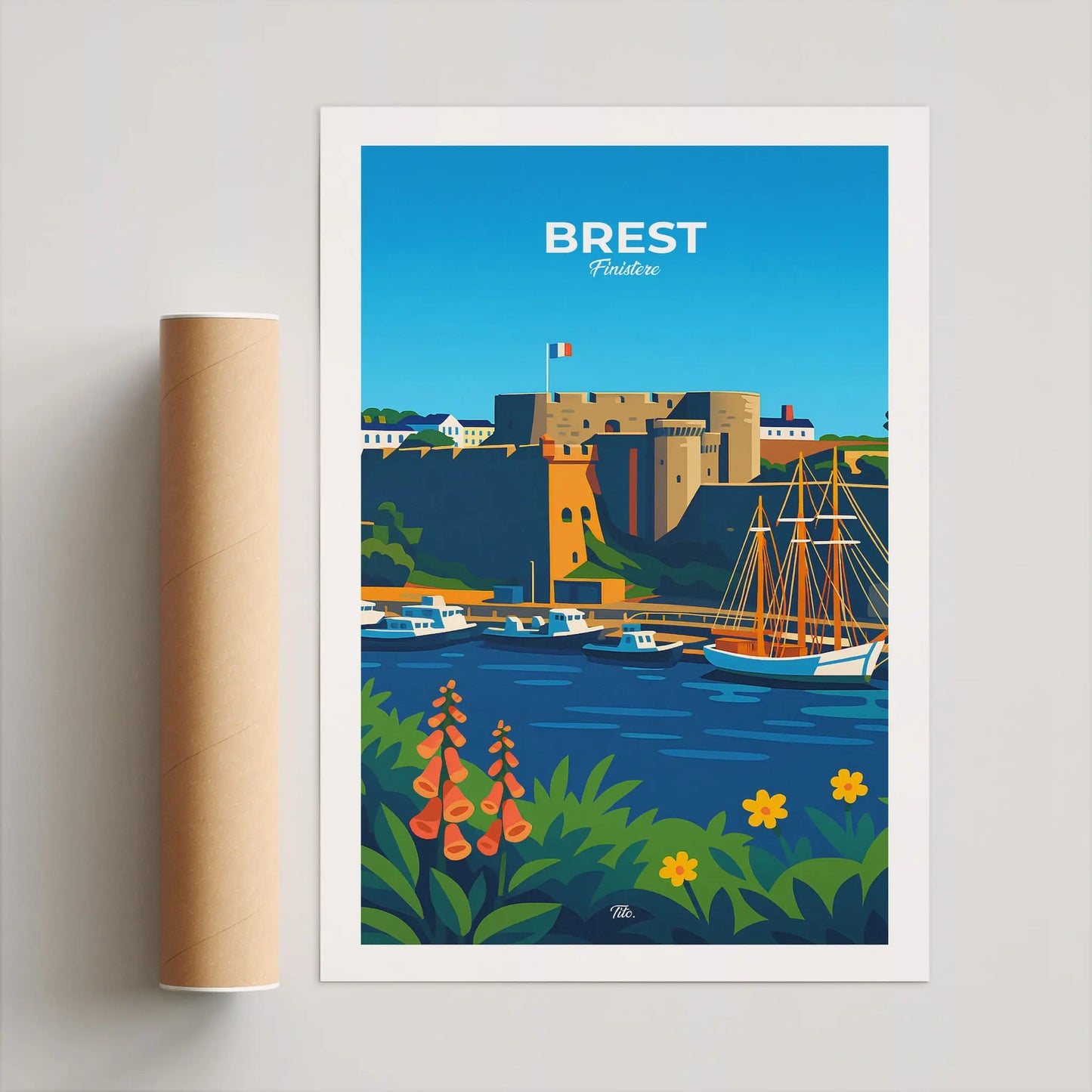 Affiche Brest