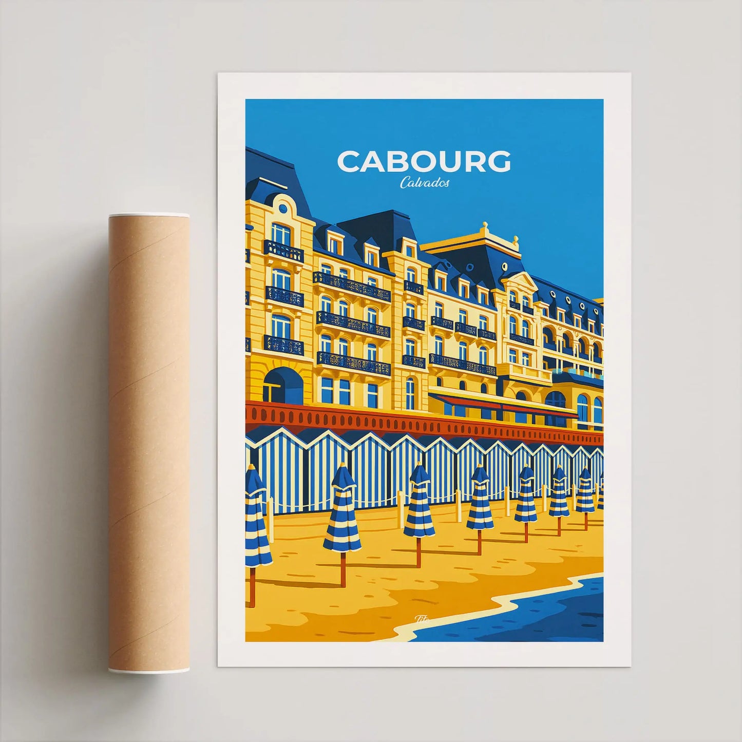 Affiche Cabourg