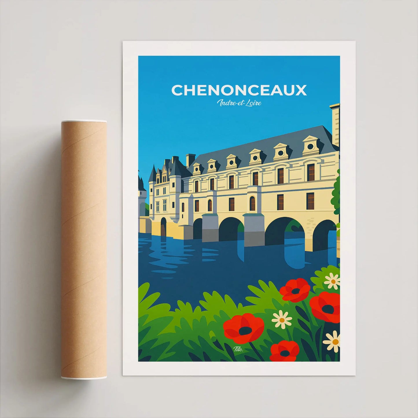 Affiche Chenonceaux