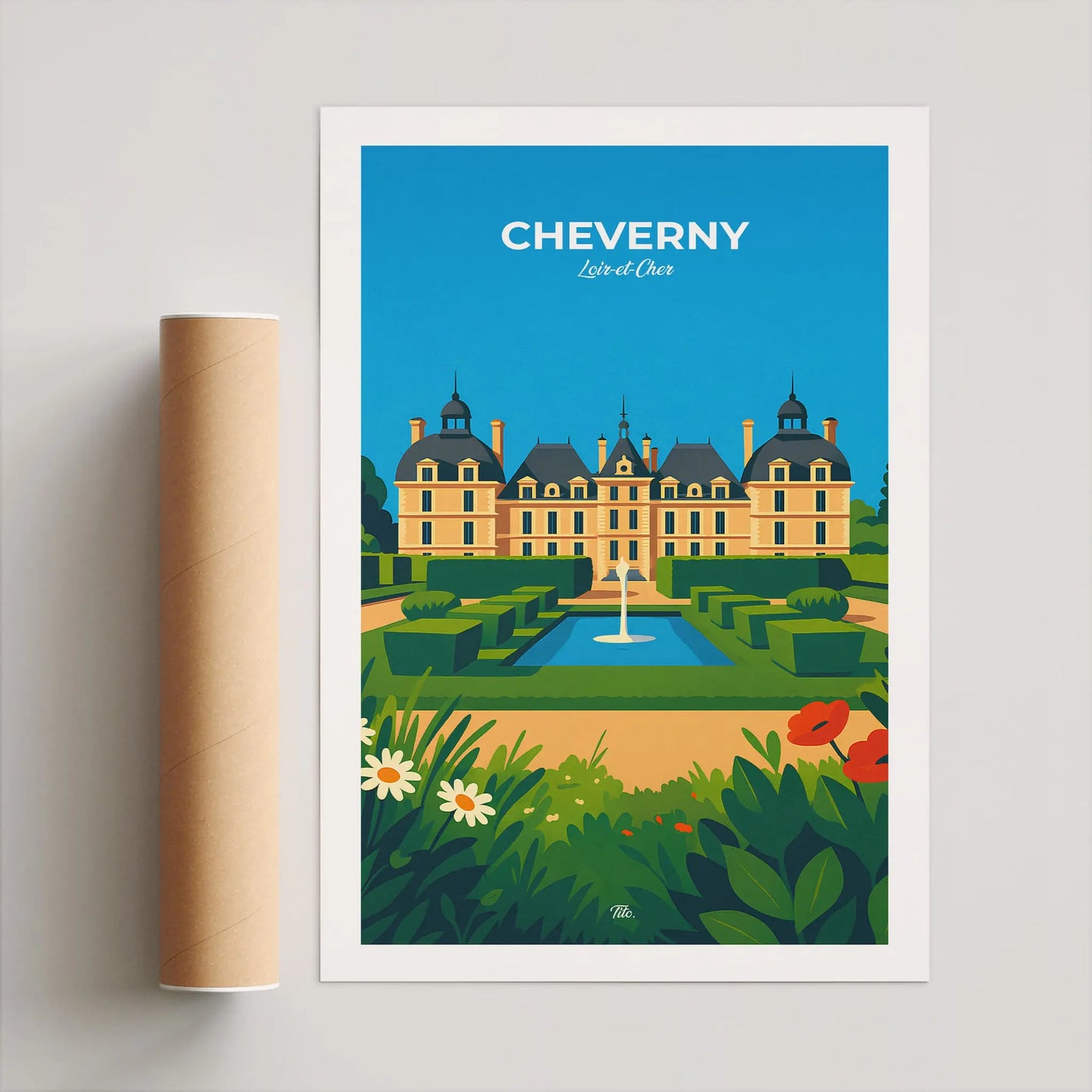 Affiche Cheverny