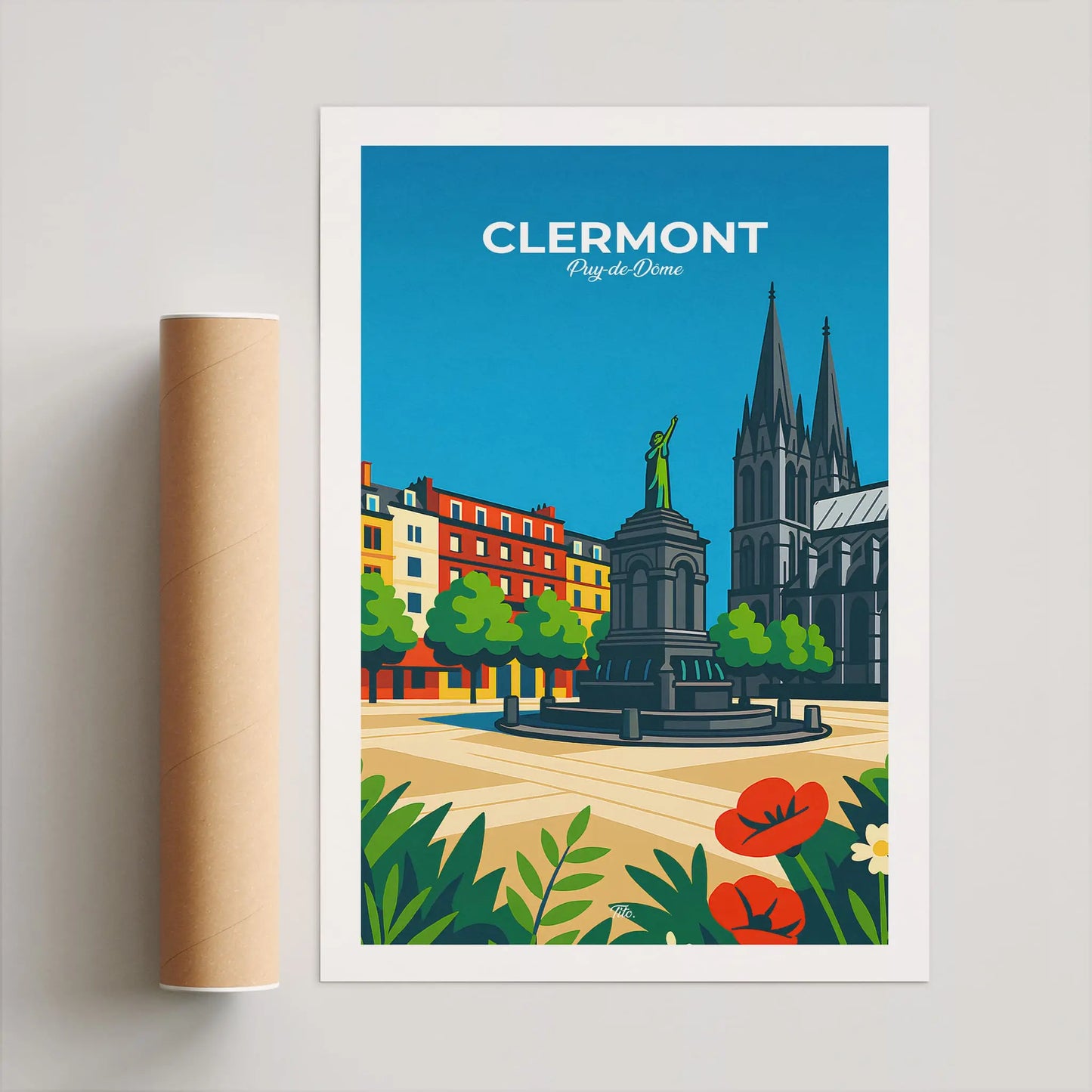 Affiche Clermont-Ferrand