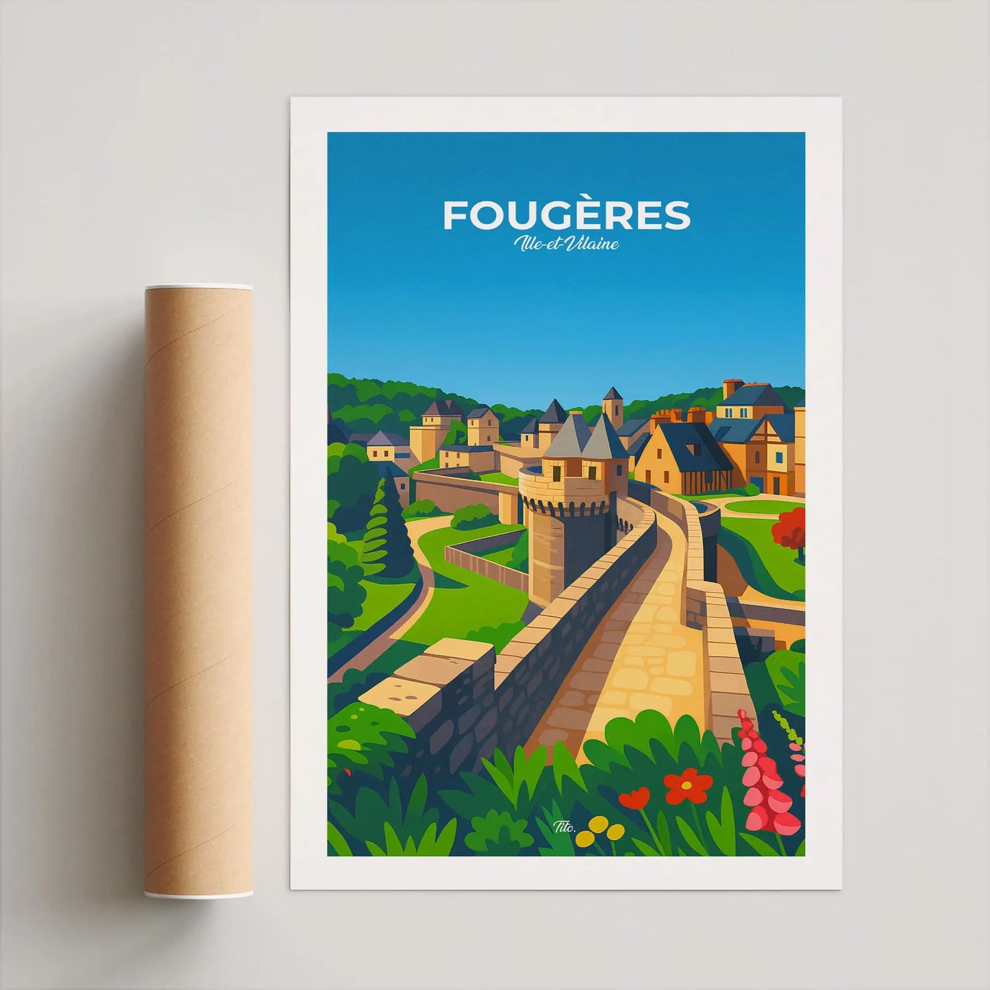 Affiche Fougères