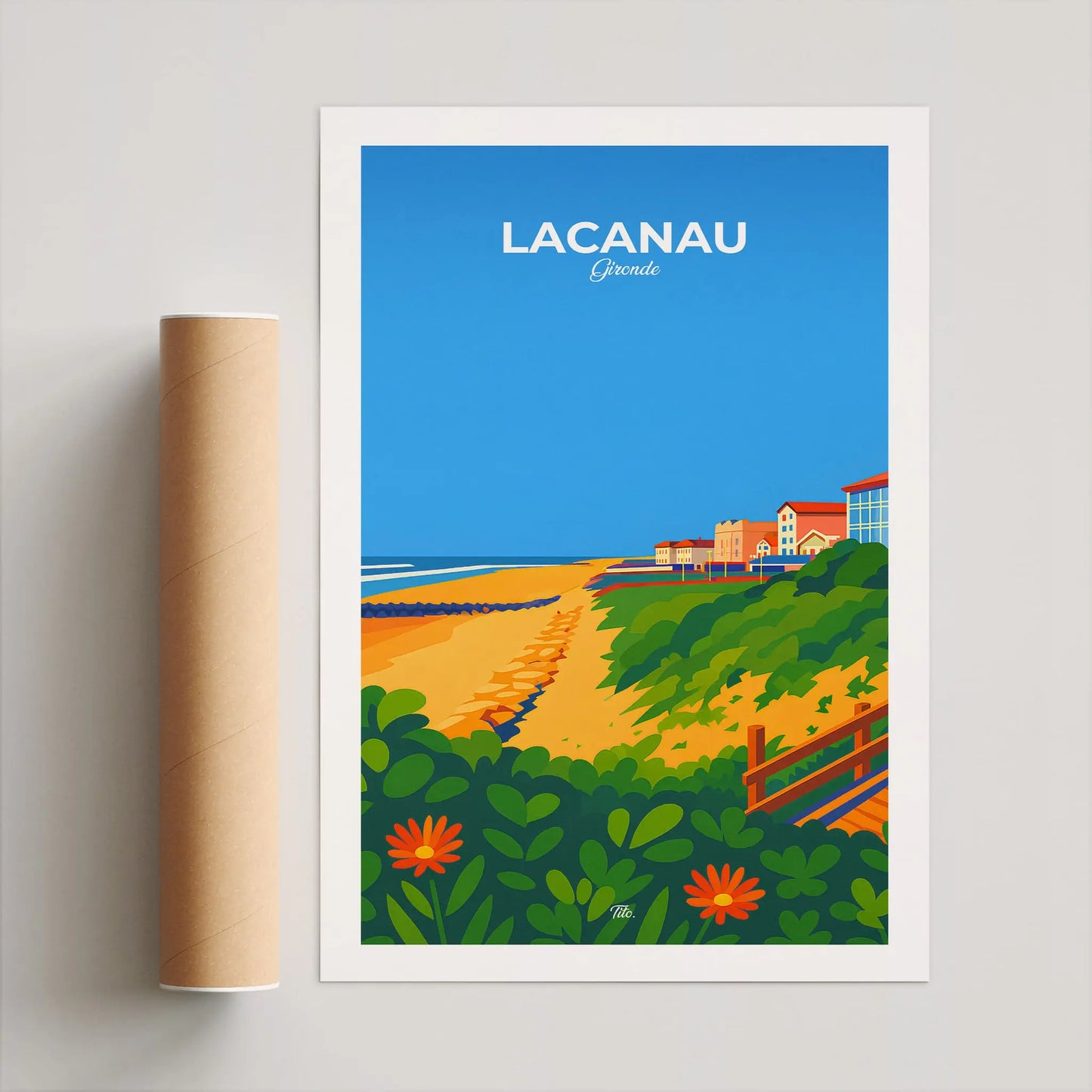 Affiche Lacanau