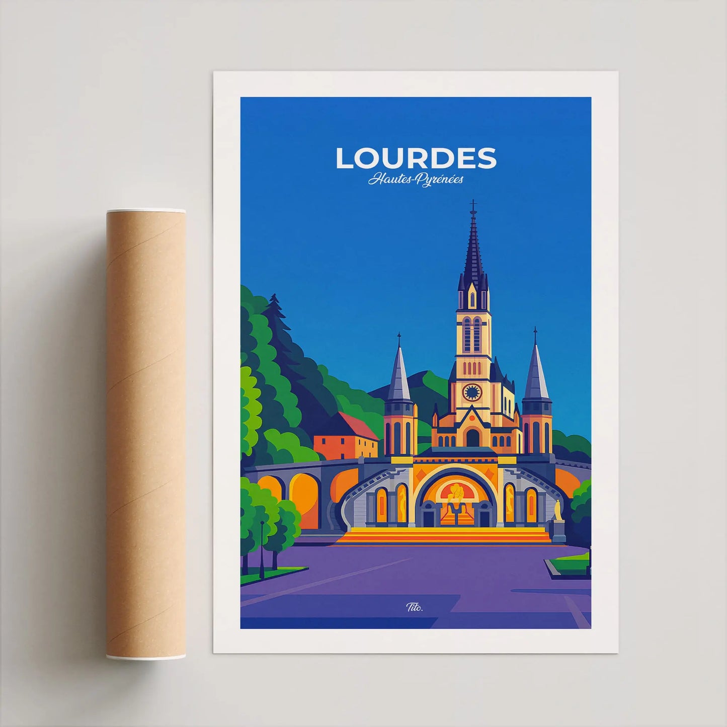 Affiche Lourdes