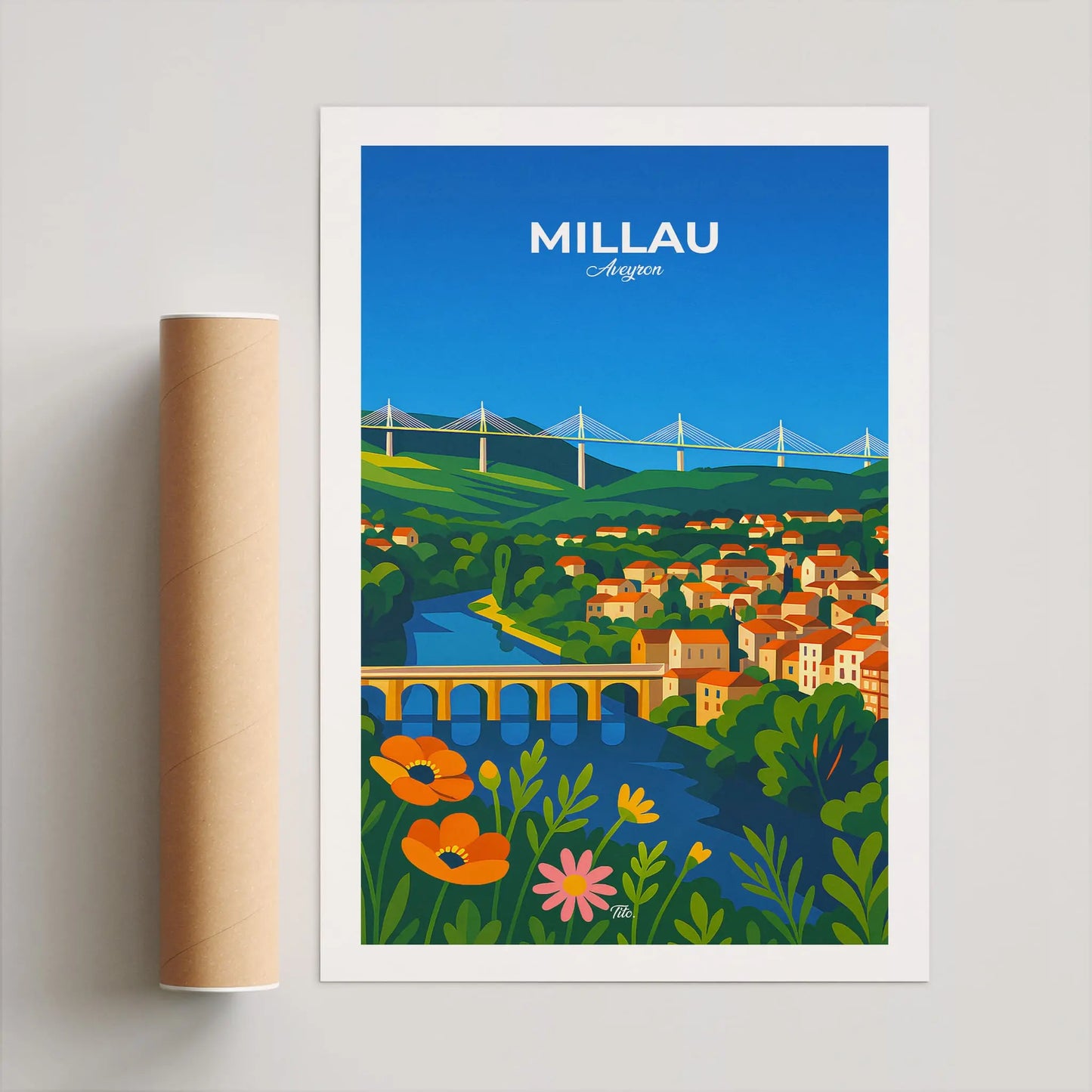 Affiche Millau