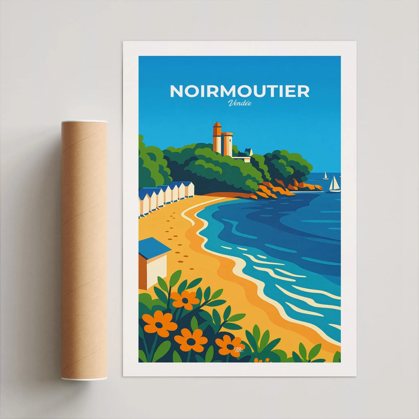 Affiche Noirmoutier
