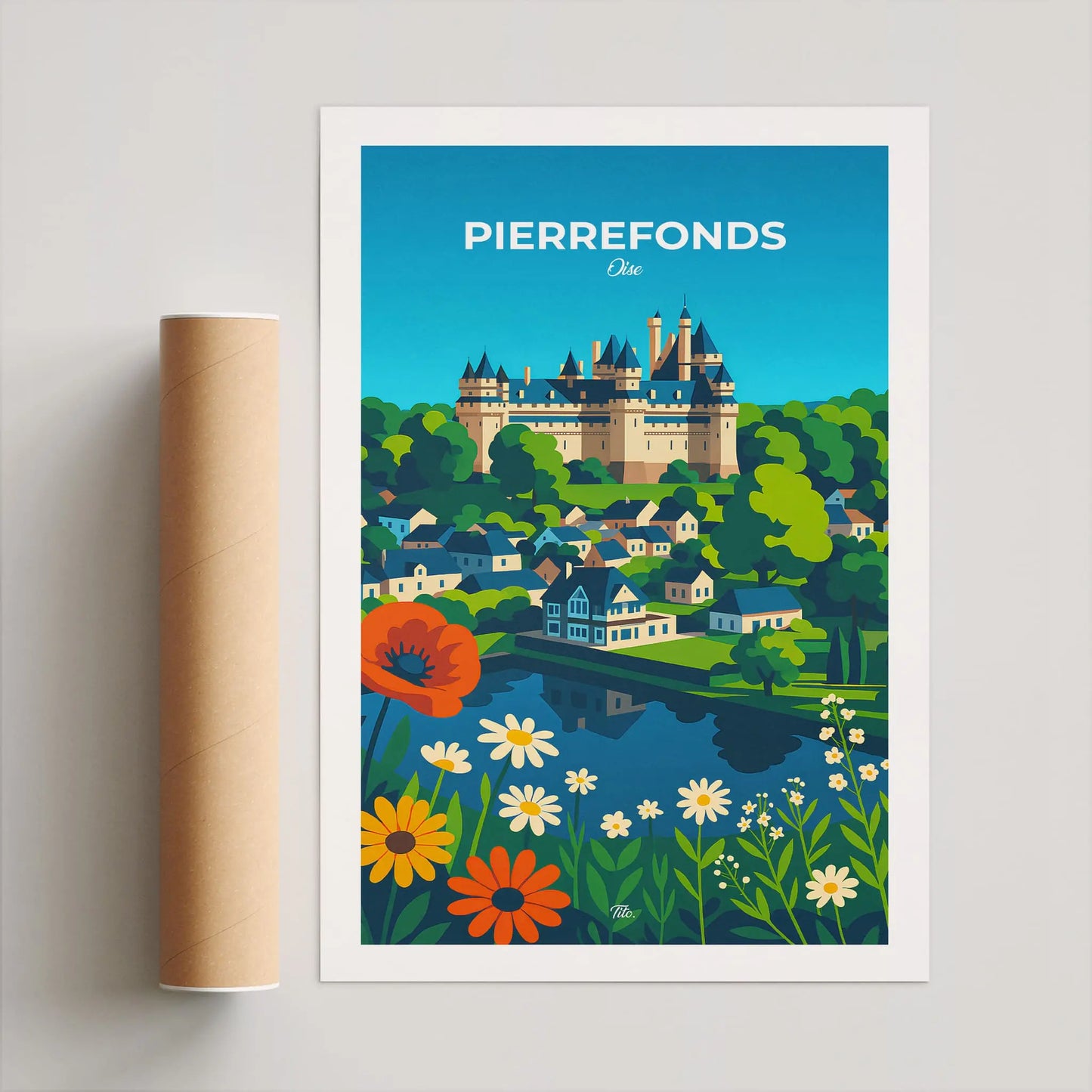 Affiche Pierrefonds