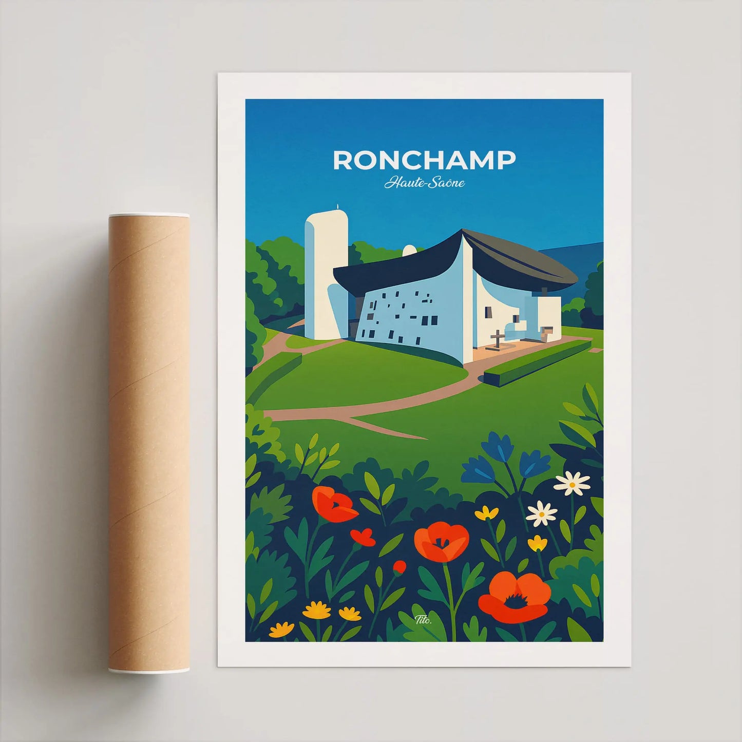 Affiche Ronchamp
