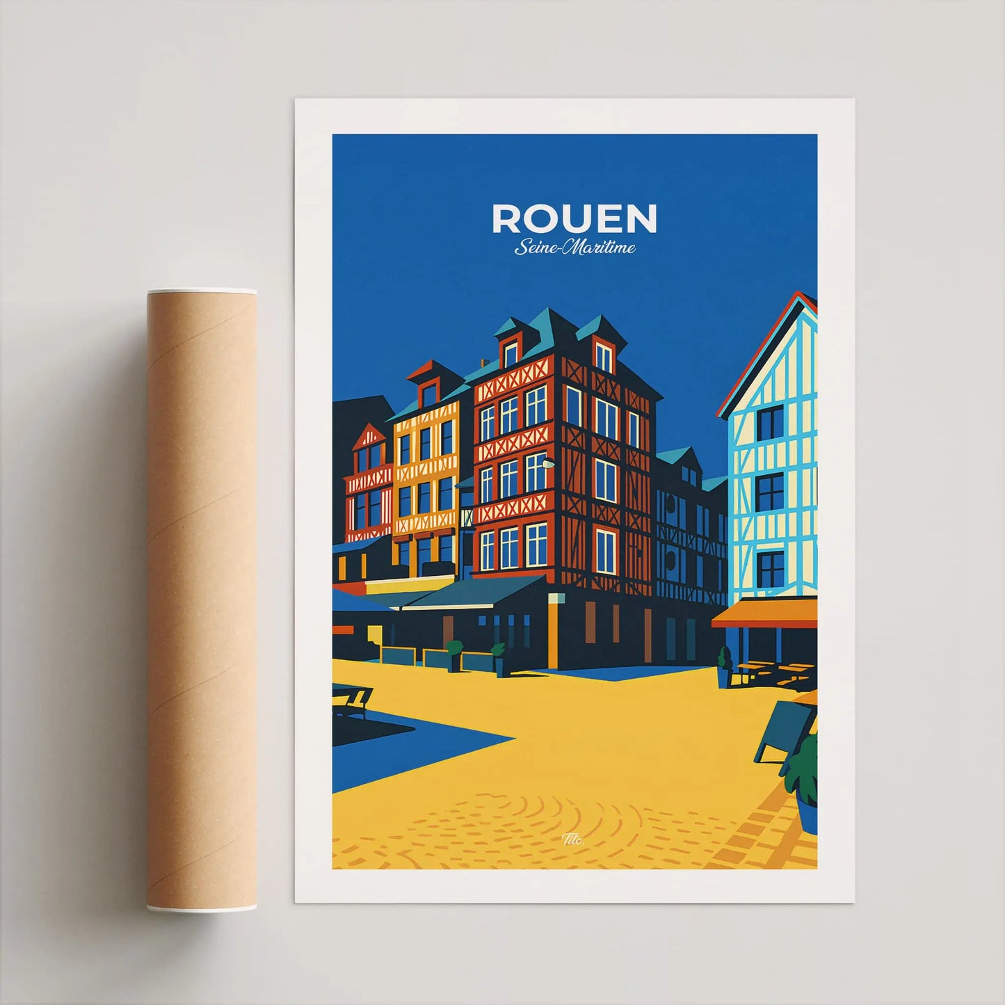 Affiche Rouen