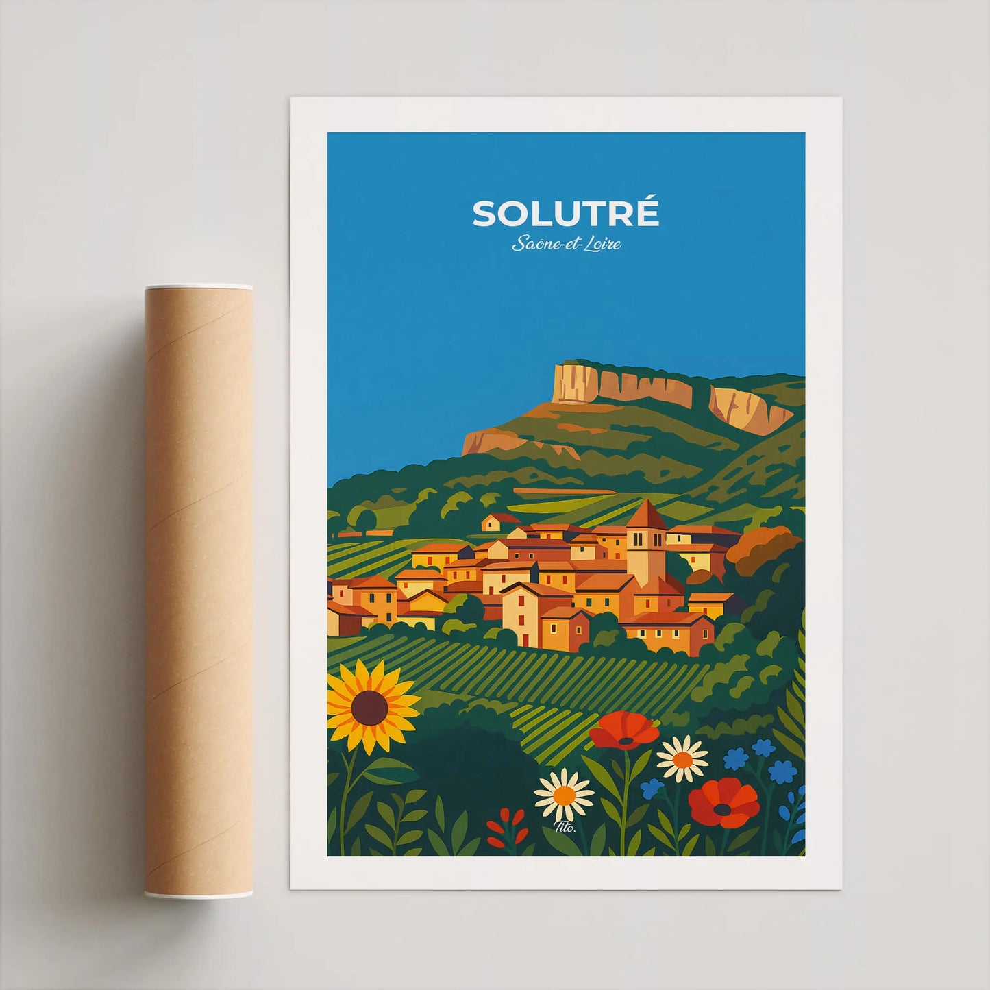 Affiche Solutré