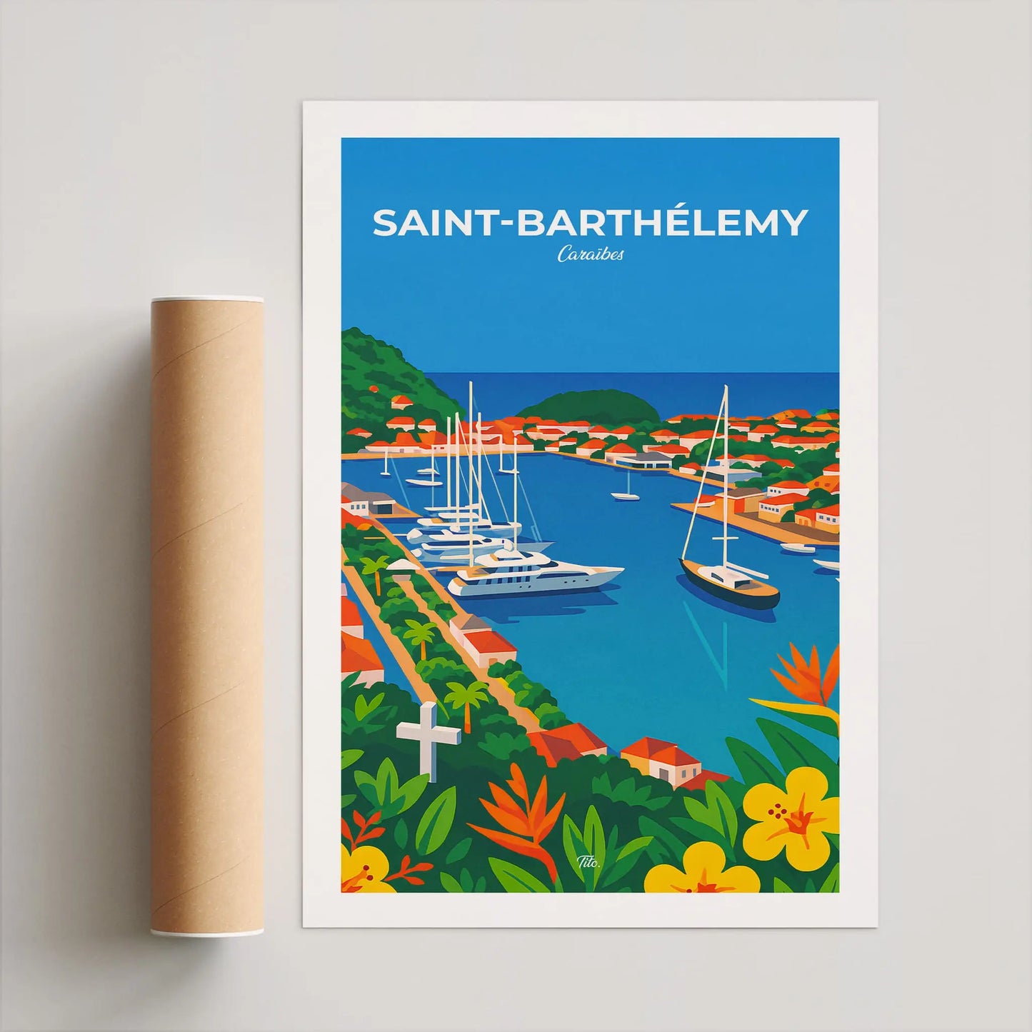 Affiche Saint-Barthélemy