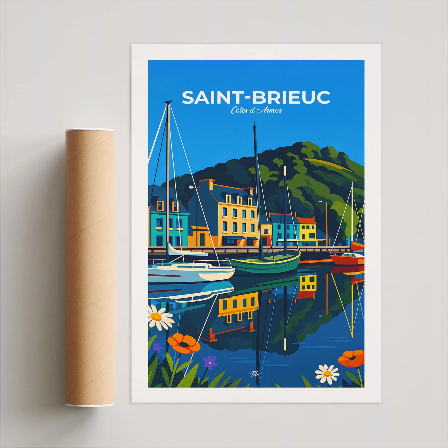 Affiche Saint-Brieuc