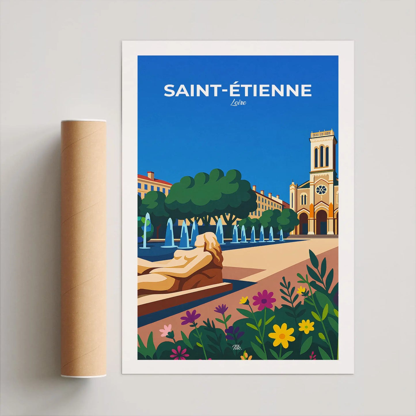 Affiche Saint-Étienne
