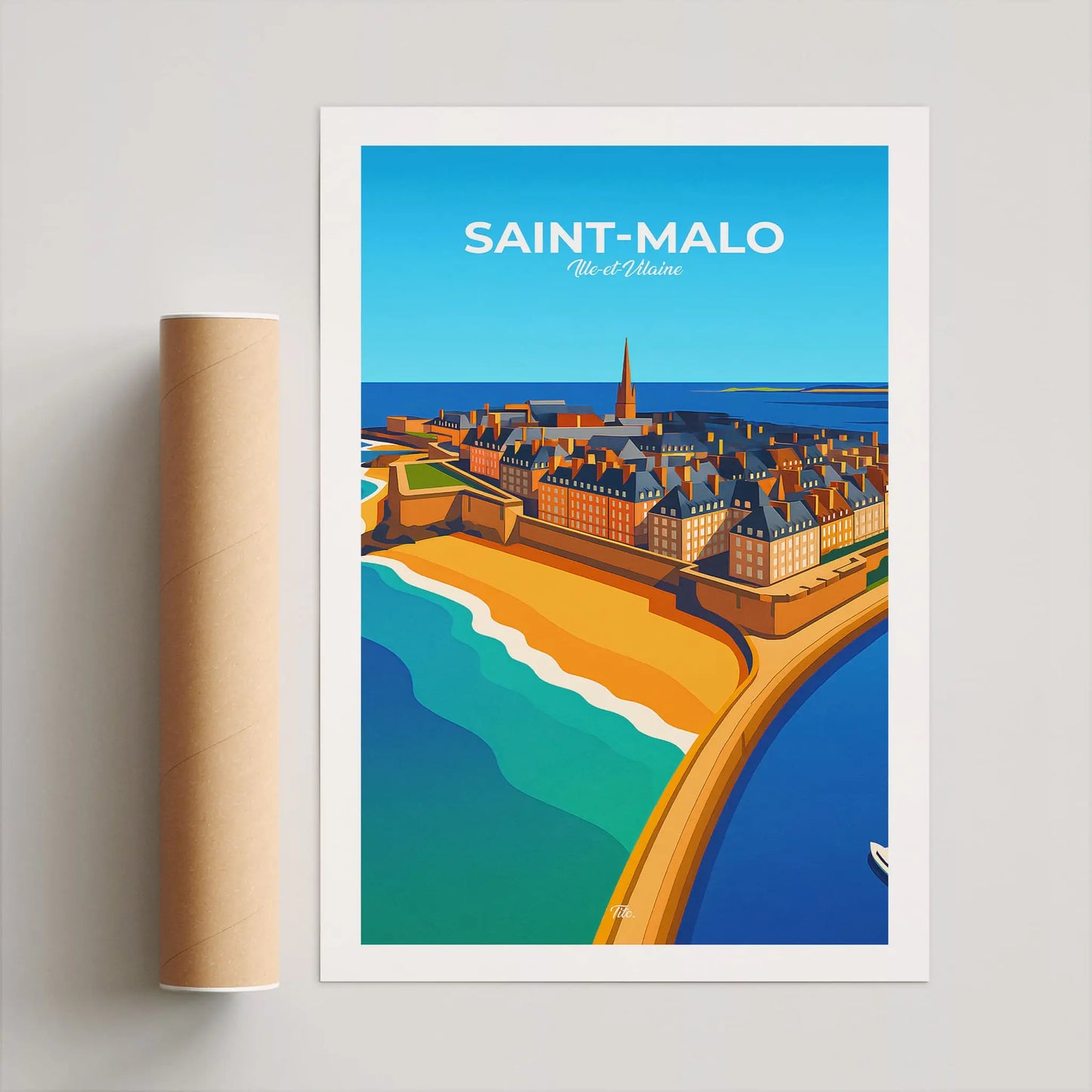 Affiche Saint-Malo