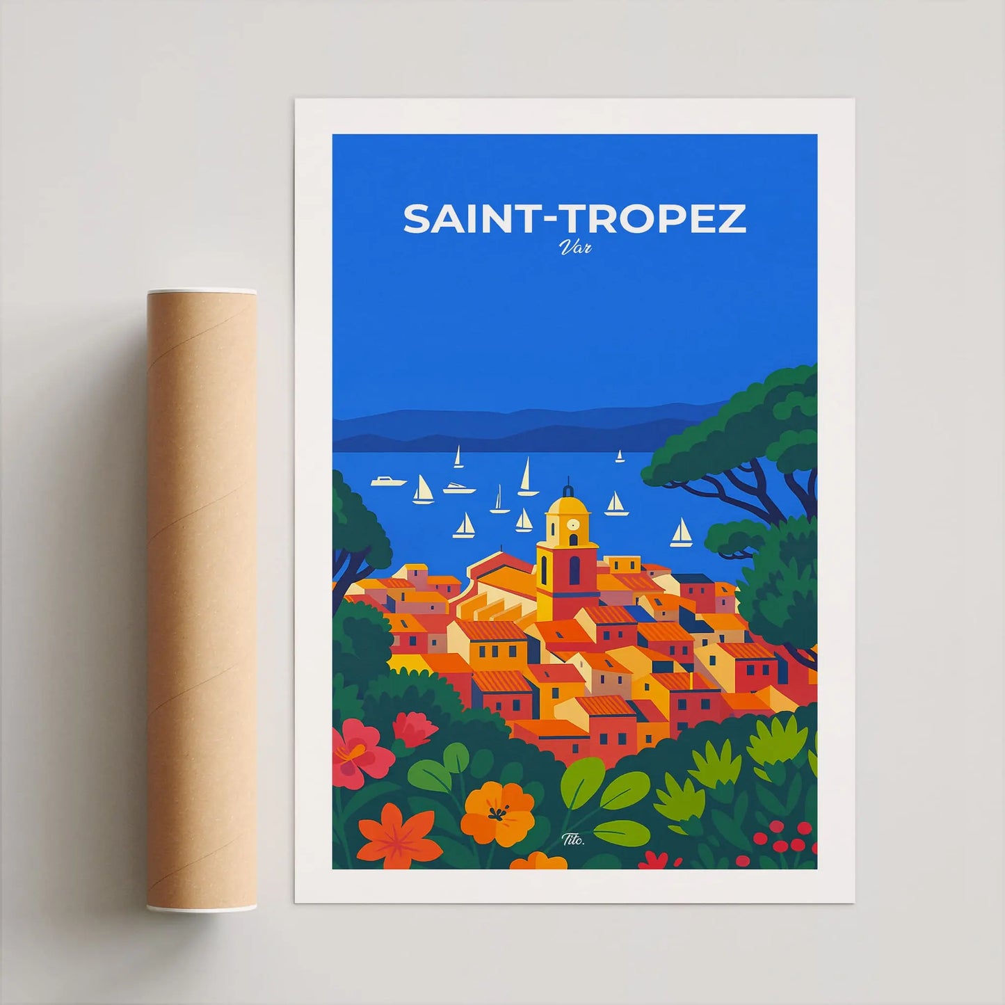 Affiche Saint-Tropez