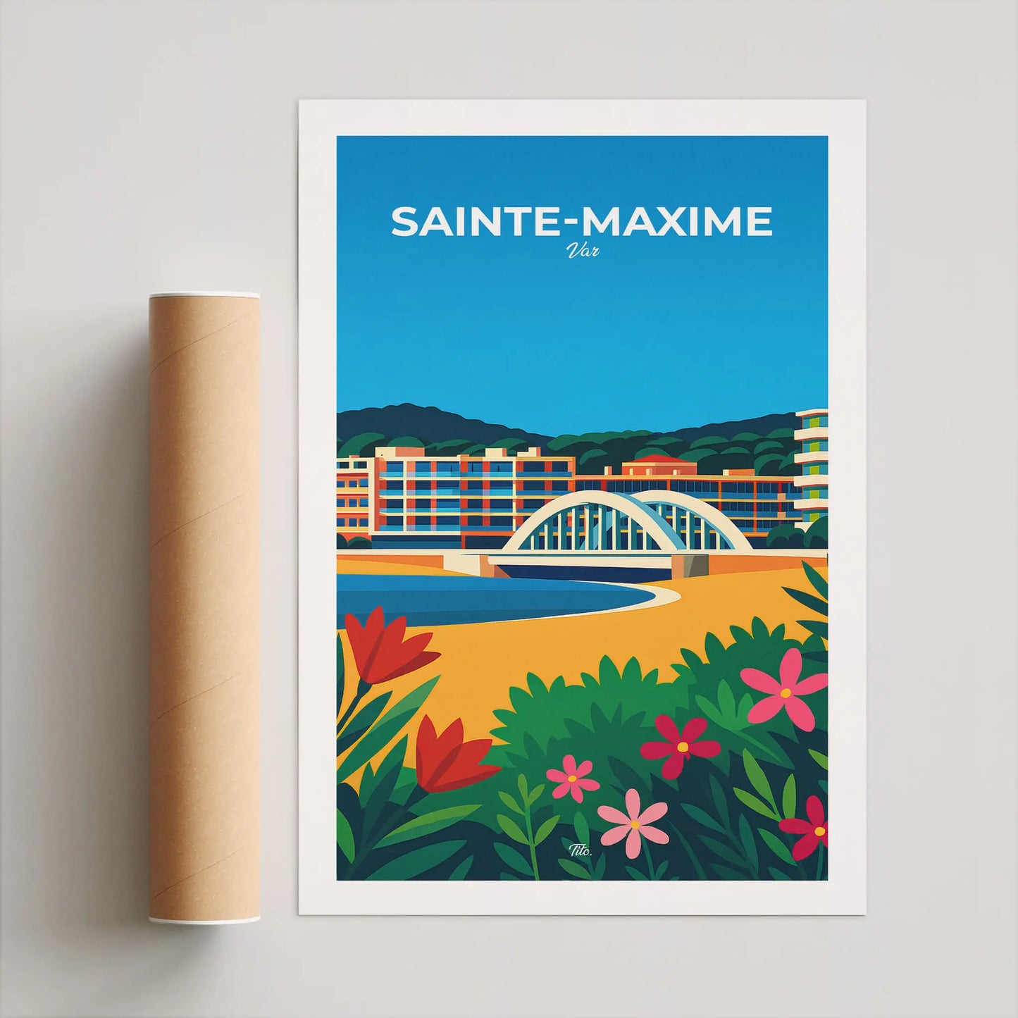 Affiche Sainte-Maxime