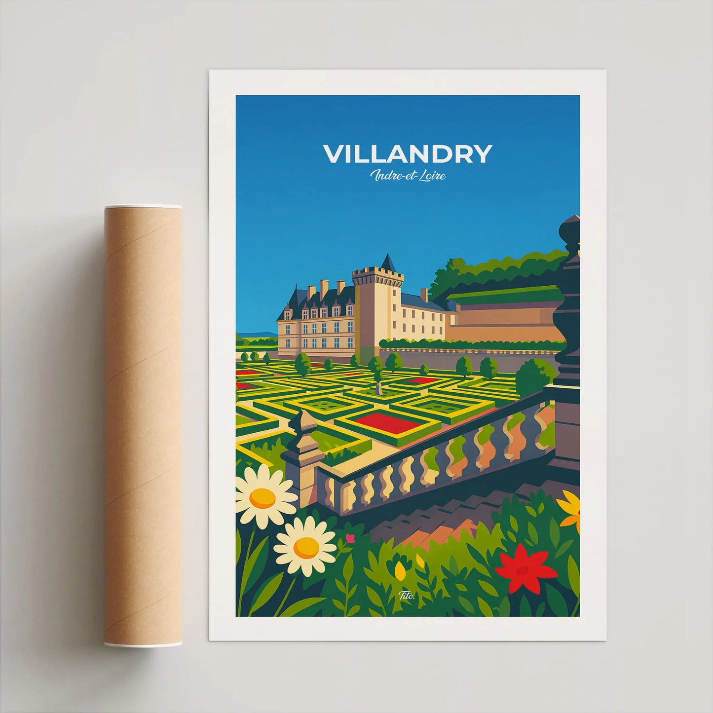 Affiche Villandry